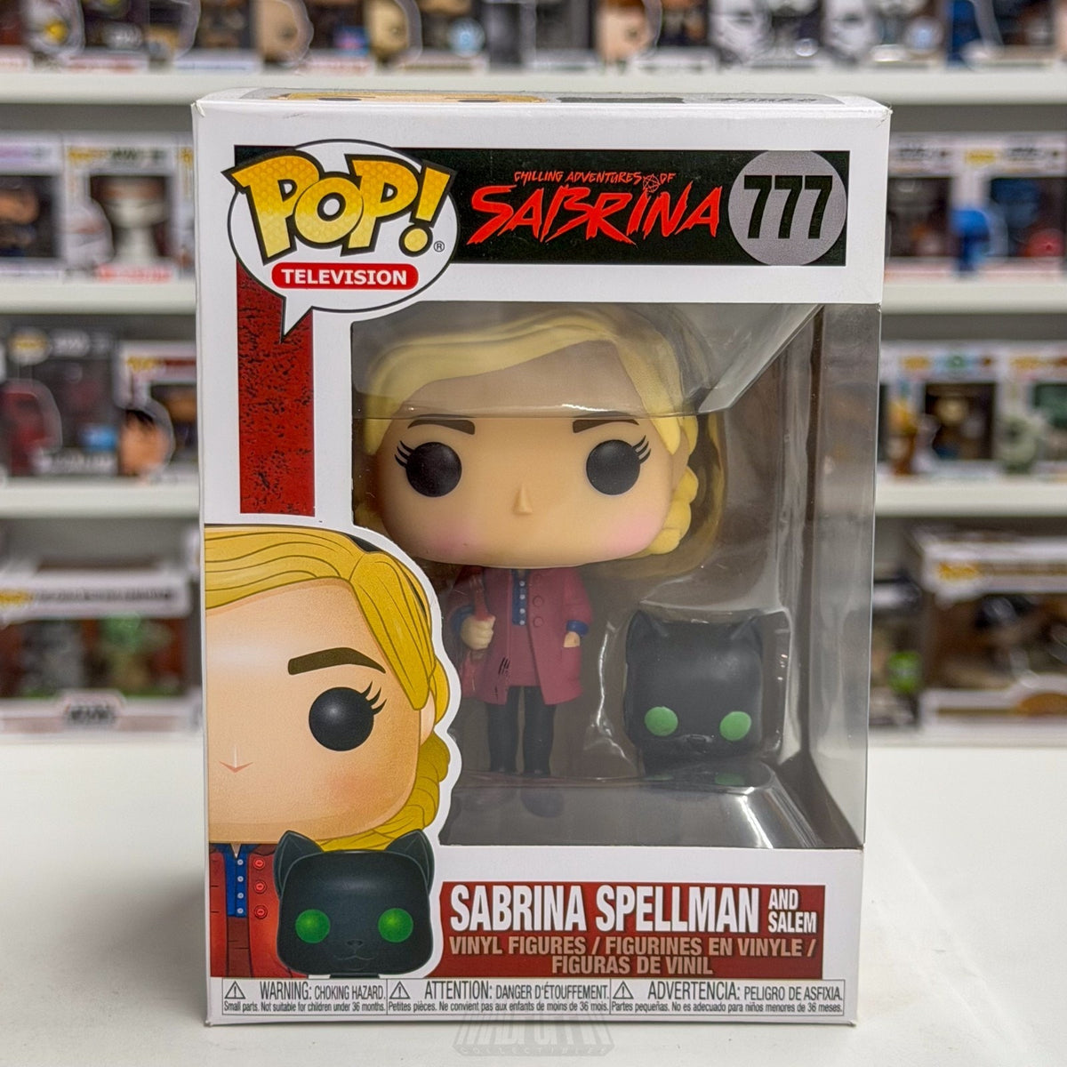 Funko Pop TV Chilling Adventures of Sabrina Spellman and Salem 777 Vinyl Figure