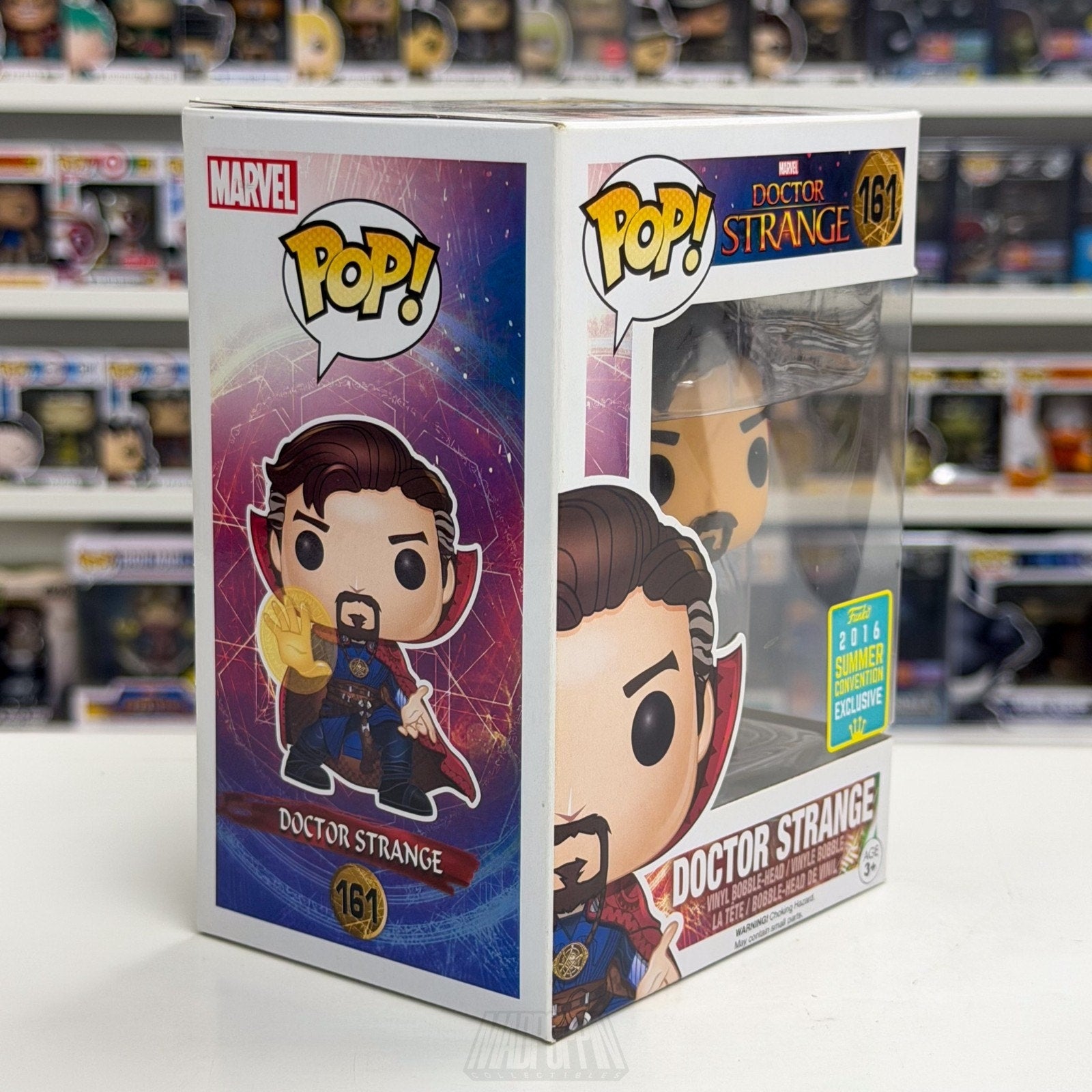 Funko Pop Marvel Doctor Strange w/Rune SDCC 161 Sorcerer Supreme Vinyl Figure