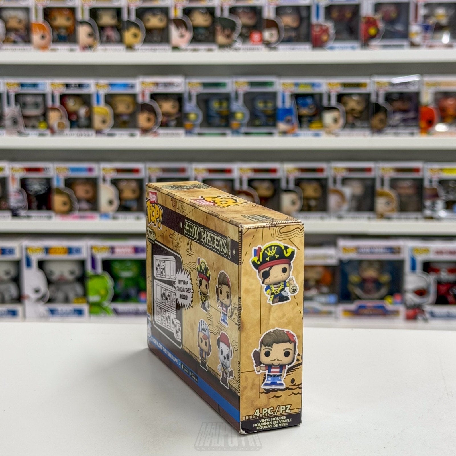 Funko Pop Bitty Fundays Funtastic Voyage 4 Pack Show Edition Pirate Toy Figure