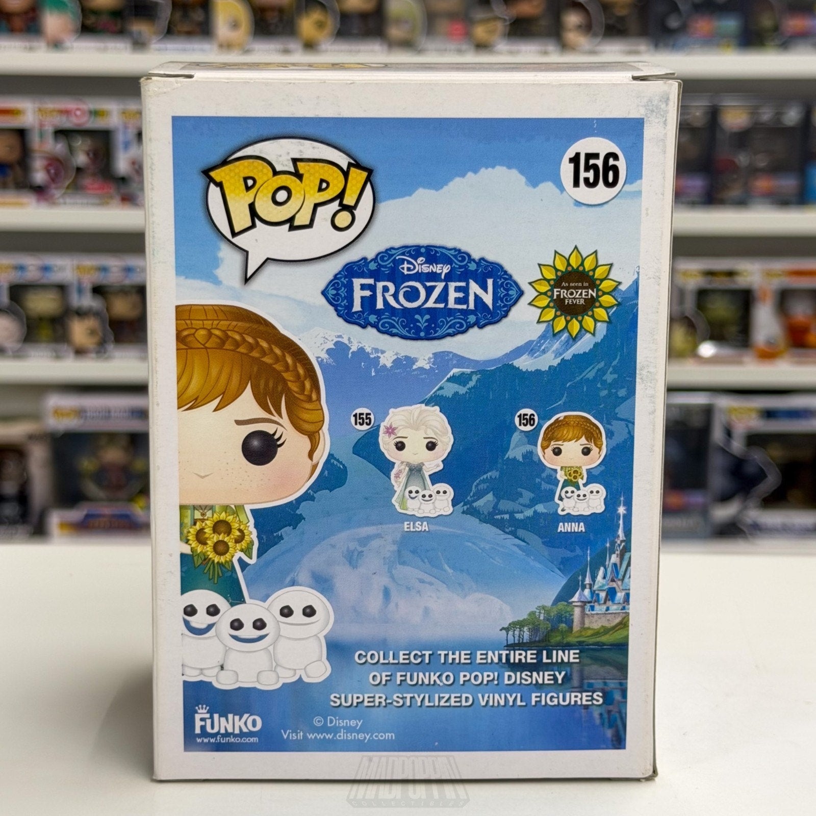 Funko Pop Disney Frozen Anna of Arendelle w/Snowgies 156 Princess Vinyl Figure