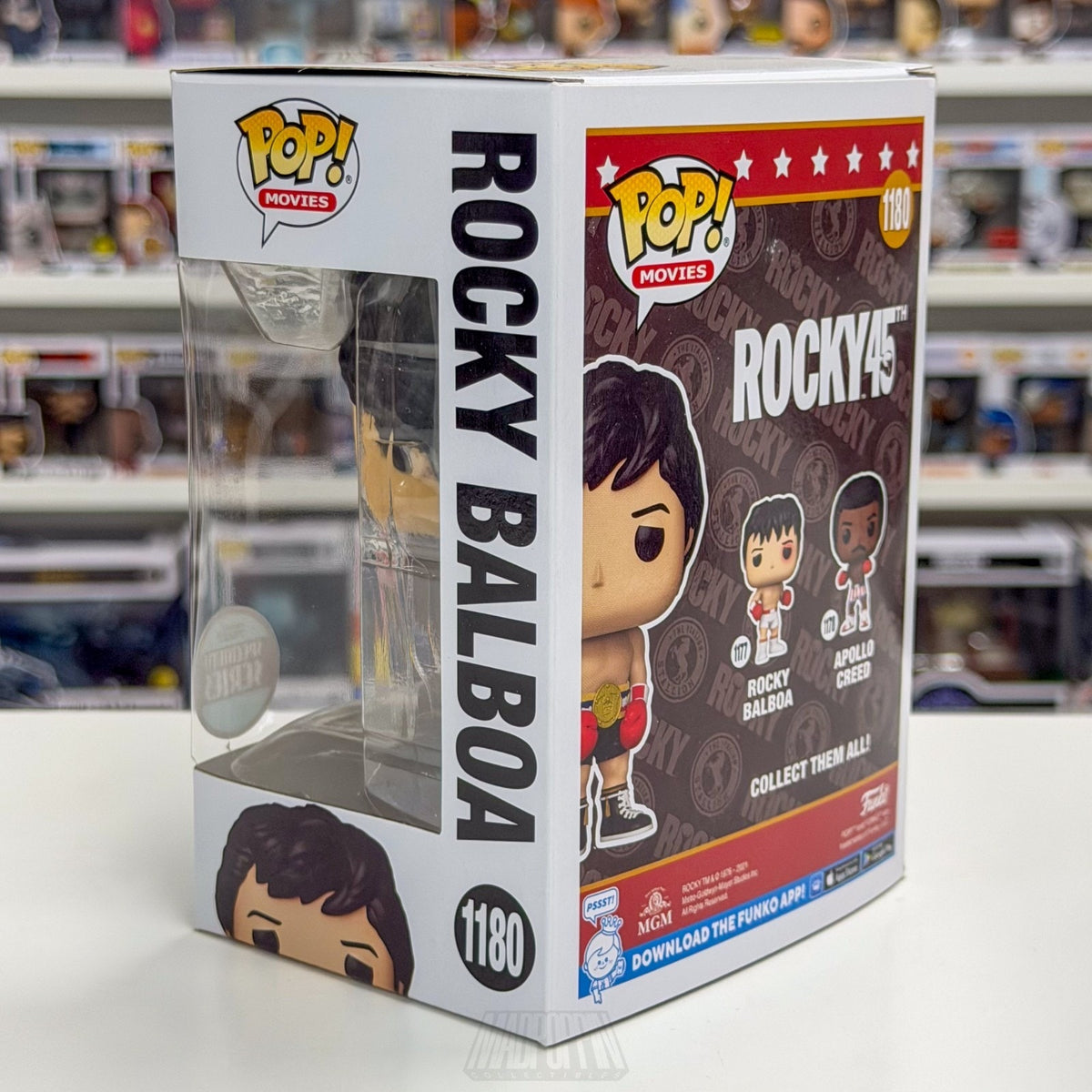Funko Pop Movies Rocky Balboa Belt Champ Specialty Series 1180 Toy Vinyl Figure