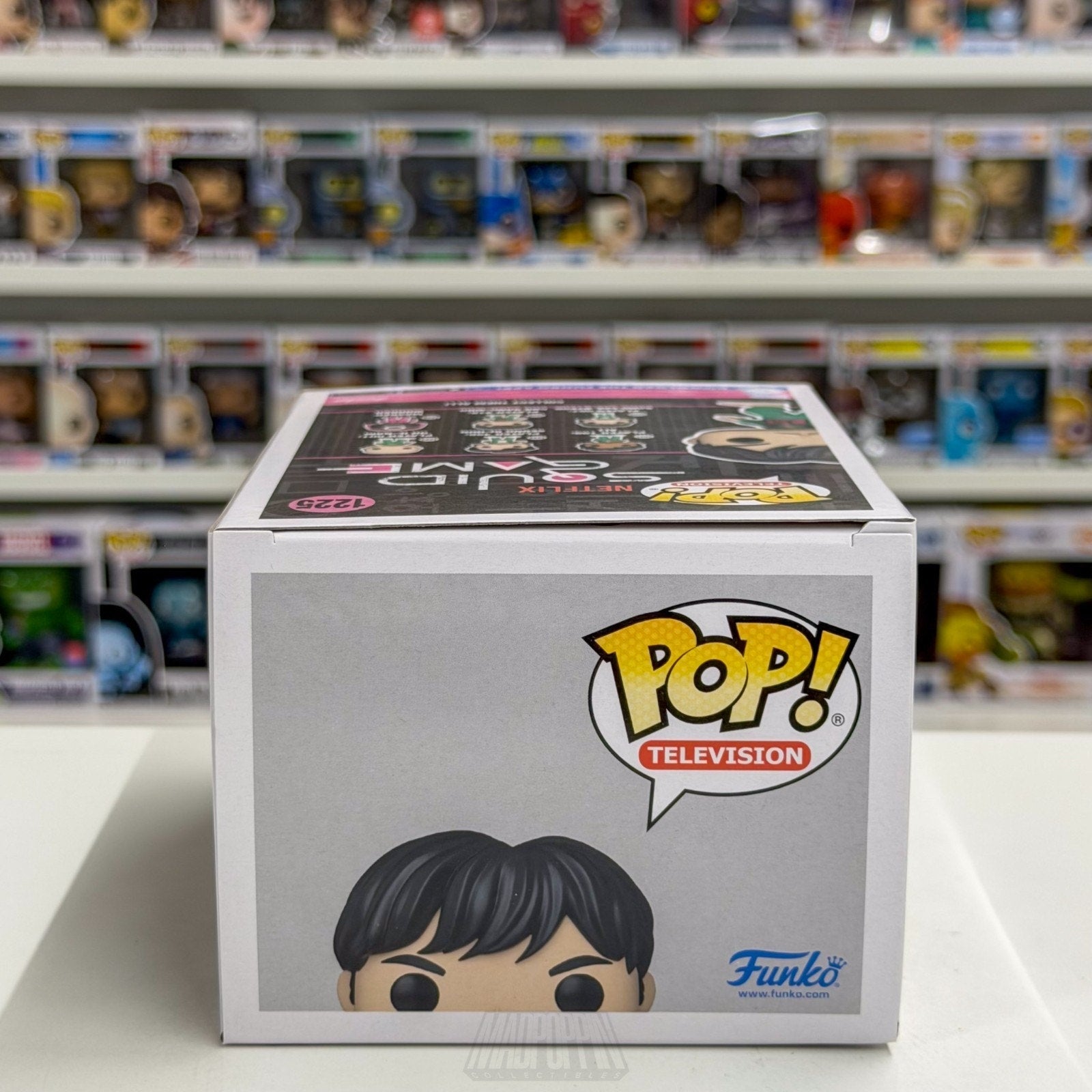 Funko Pop TV Netflix Squid Game Player 218 Cho Sang-Woo 1225 Korean Vinyl Figure