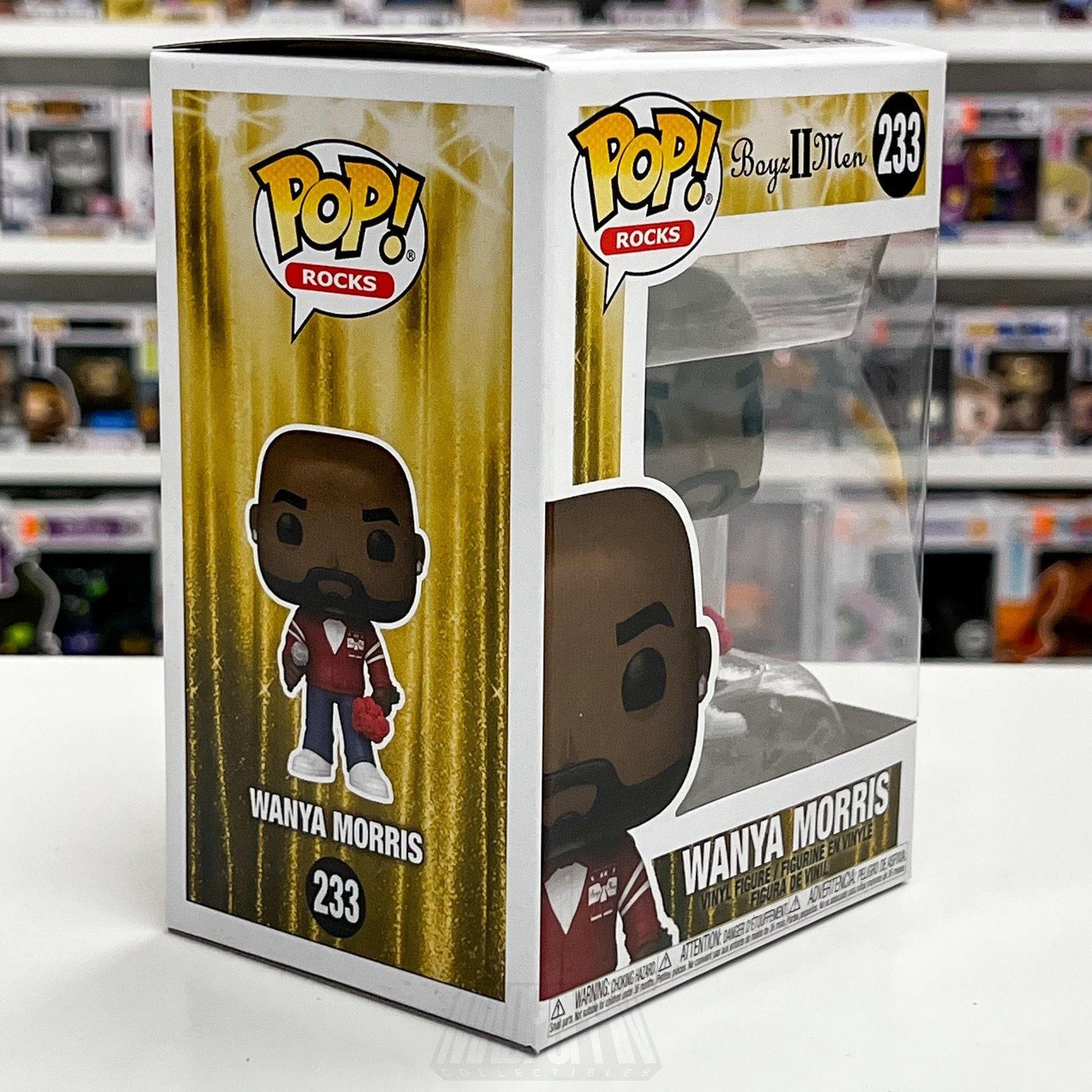 Funko Pop Rocks Boyz II Men Wanya Morris 233 Music R&B Harmony Soul Vinyl Figure
