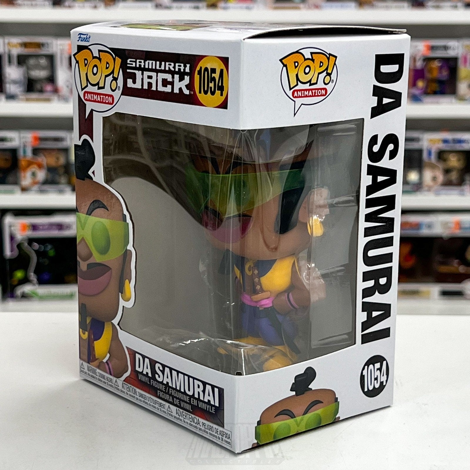 Funko Pop Animation Samurai Jack Da Samurai 1054 Vinyl Figure Cartoon Network