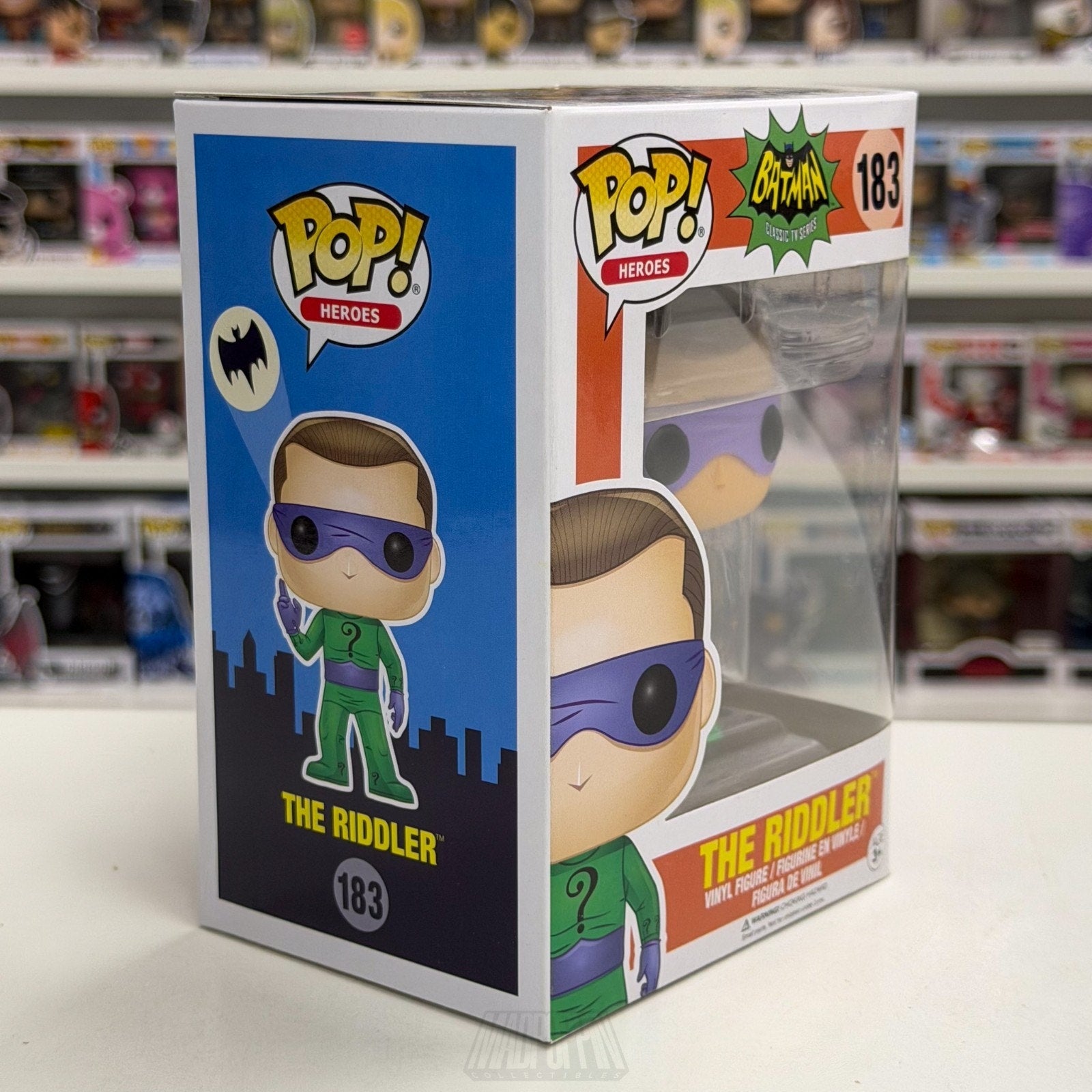 Funko Pop DC Heroes Batman Classic TV Series The Riddler 183 Toy Vinyl Figure