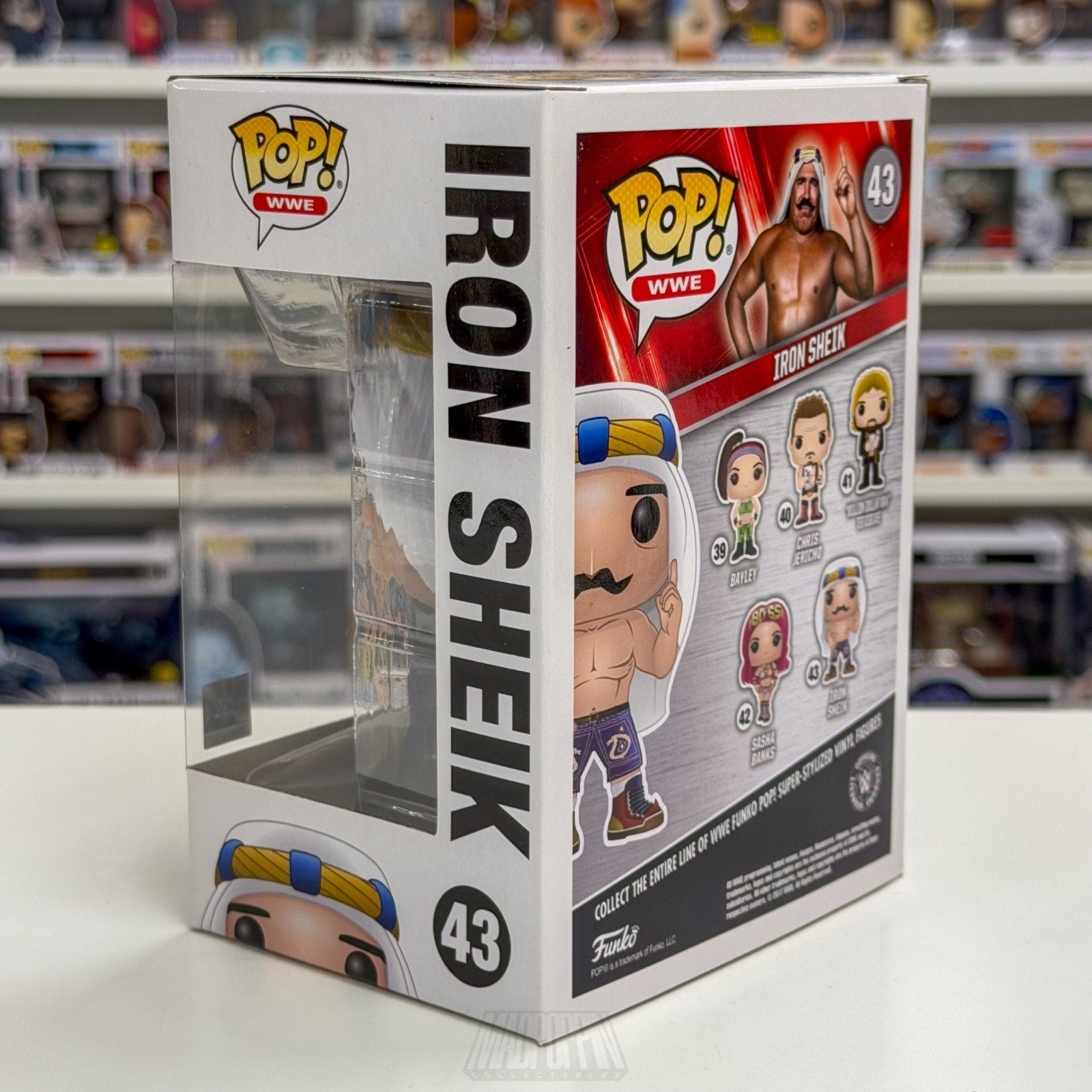 Funko Pop WWE Iron Sheik 43 WWF Professional Wrestling Champ Toy Vinyl Figure