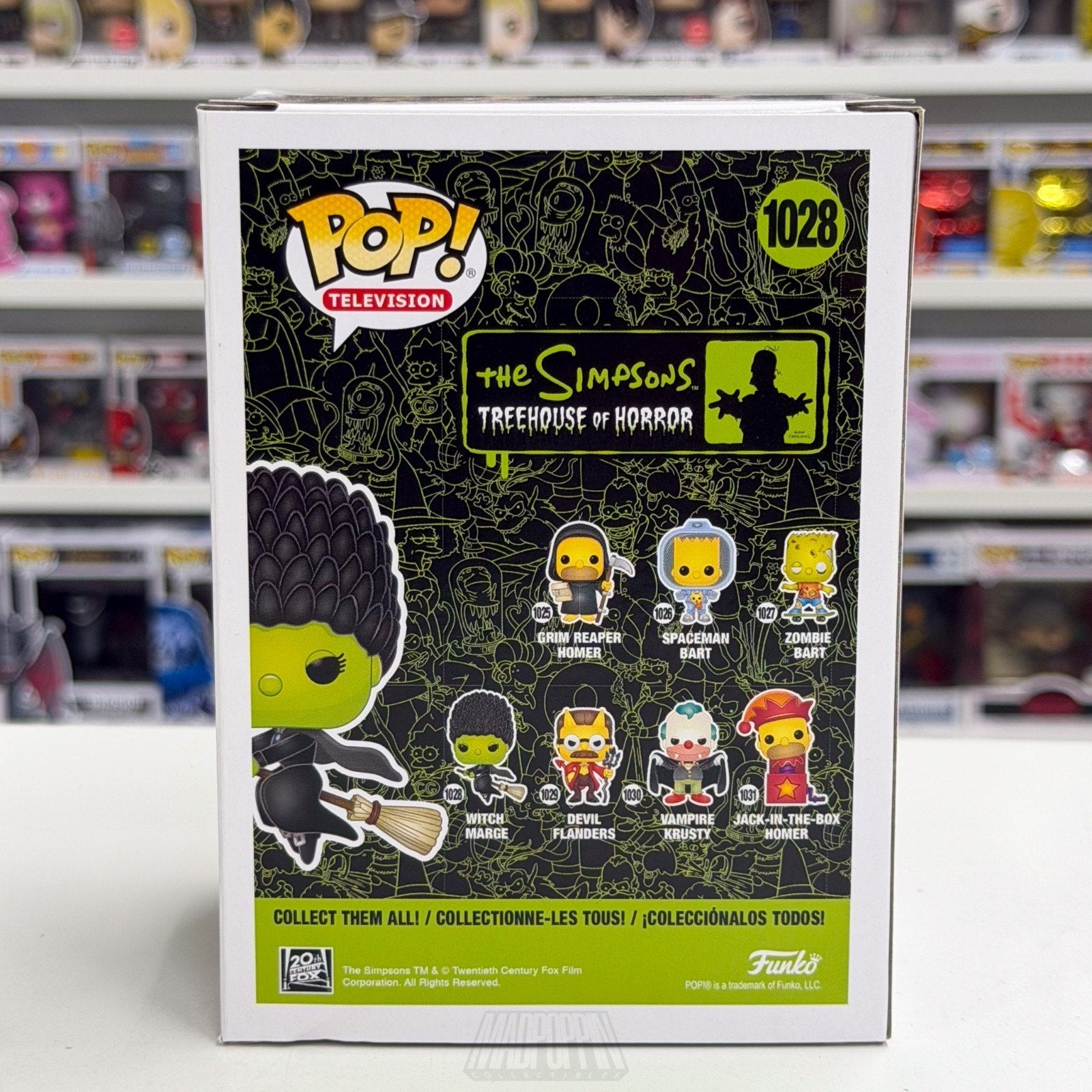 Funko Pop TV The Simpsons Treehouse of Horror Witch Marge 1028 Toy Vinyl Figure
