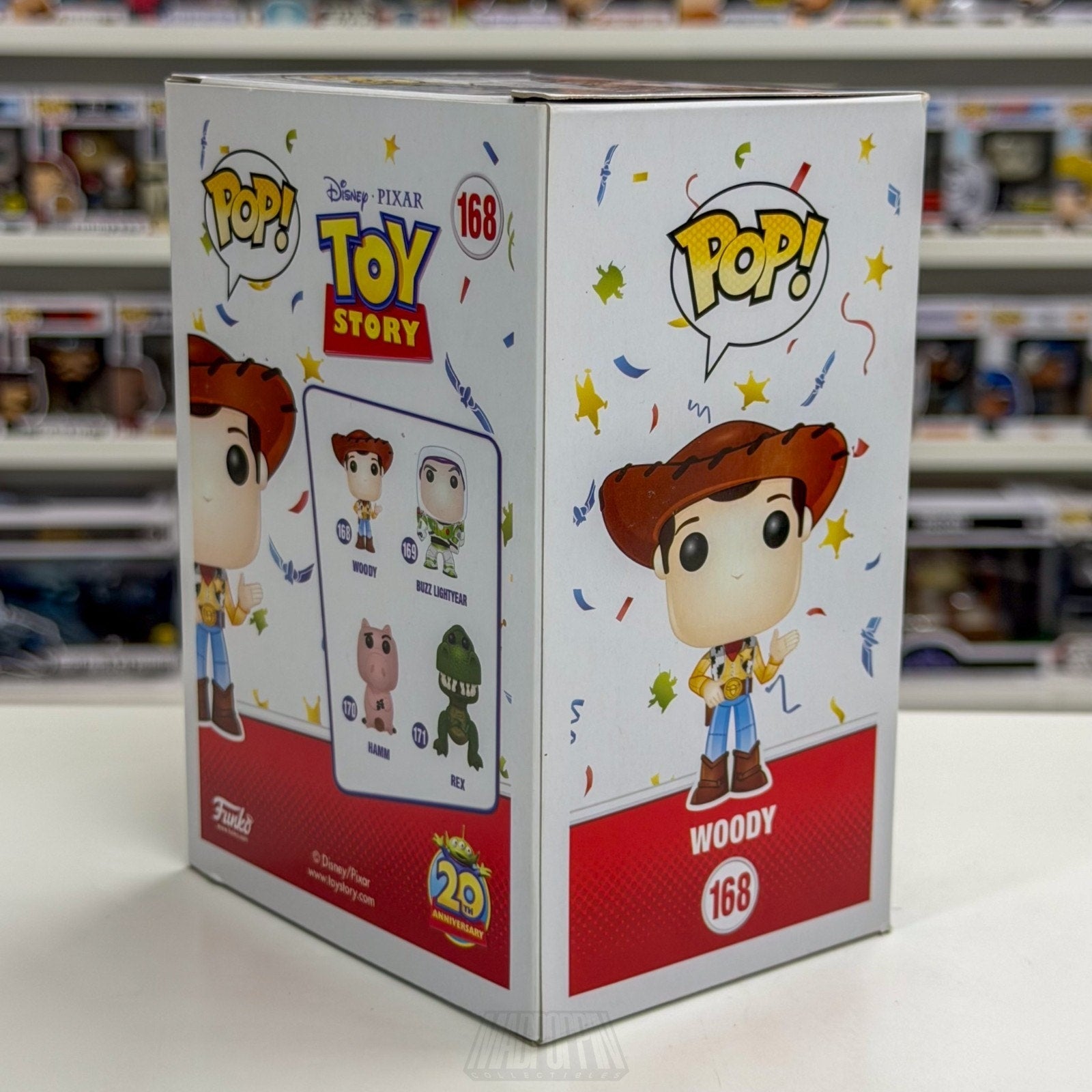 Funko Pop Disney Pixar Woody 20th Signed Auto Tom Hanks Beckett 168 Vinyl Figure