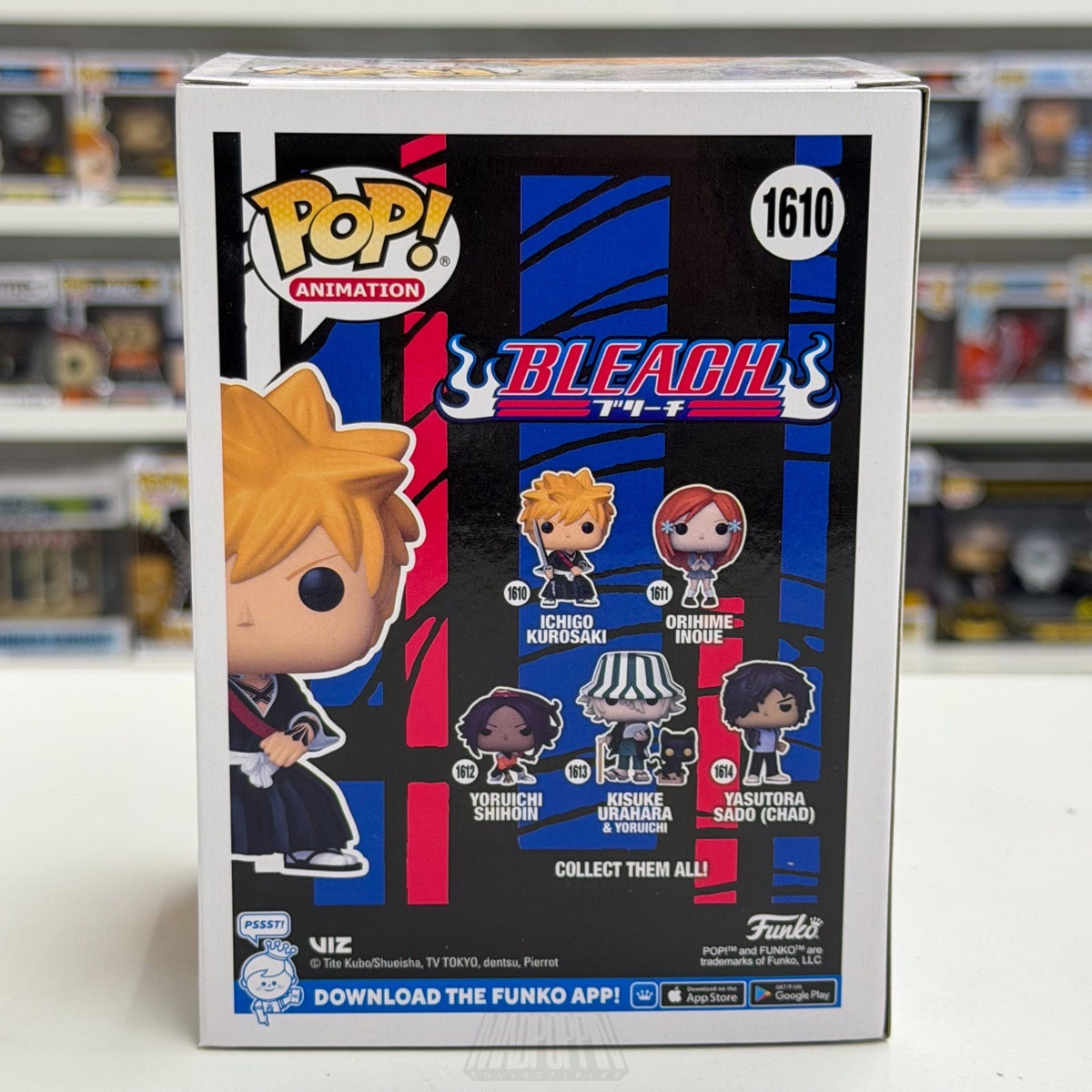Funko Pop Anime Bleach Ichigo Kurosaki Metallic Chase 1610 Manga Vinyl Figure