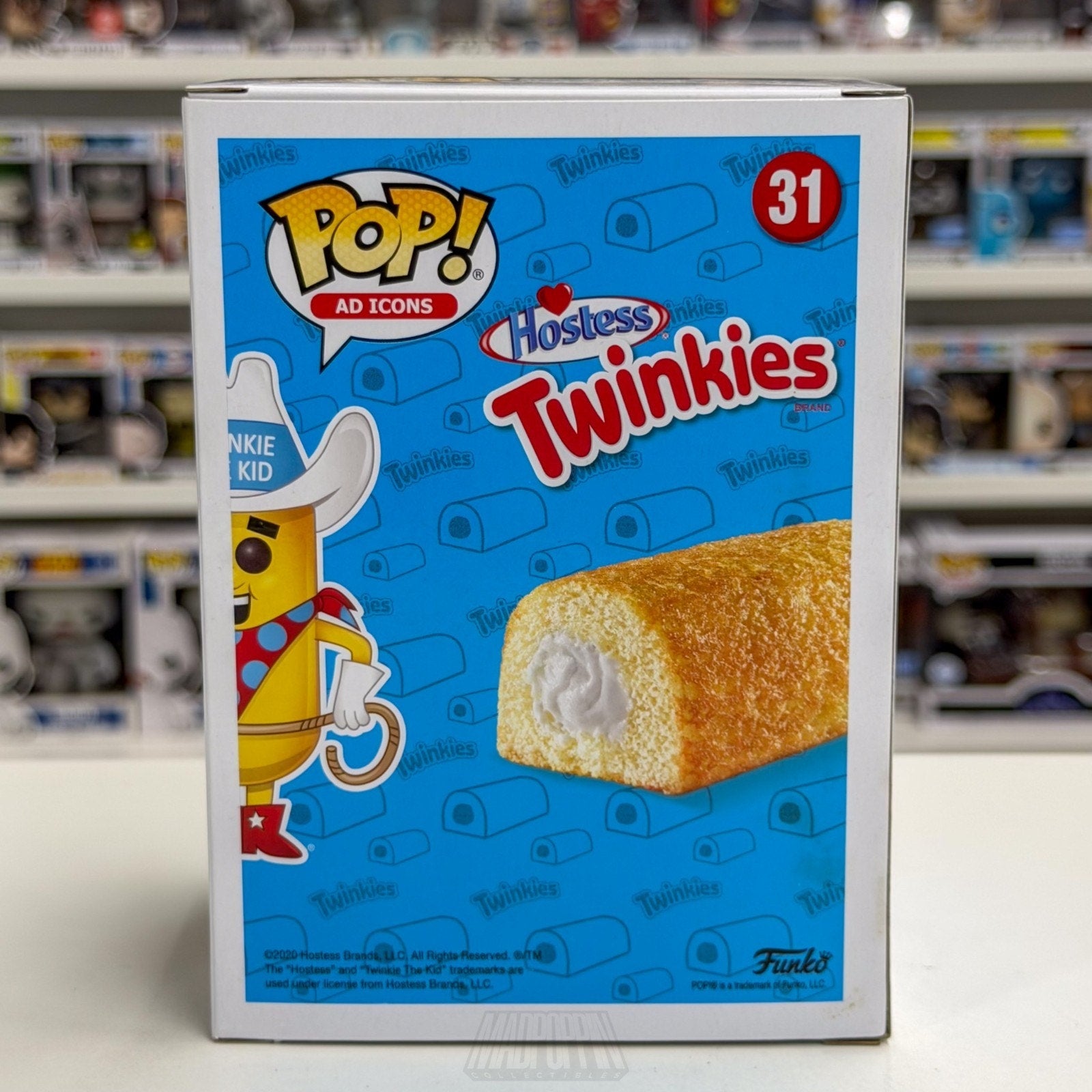 Funko Pop Ad Icons Twinkie the Kid Metallic Target 31 Snack Mascot Vinyl Figure