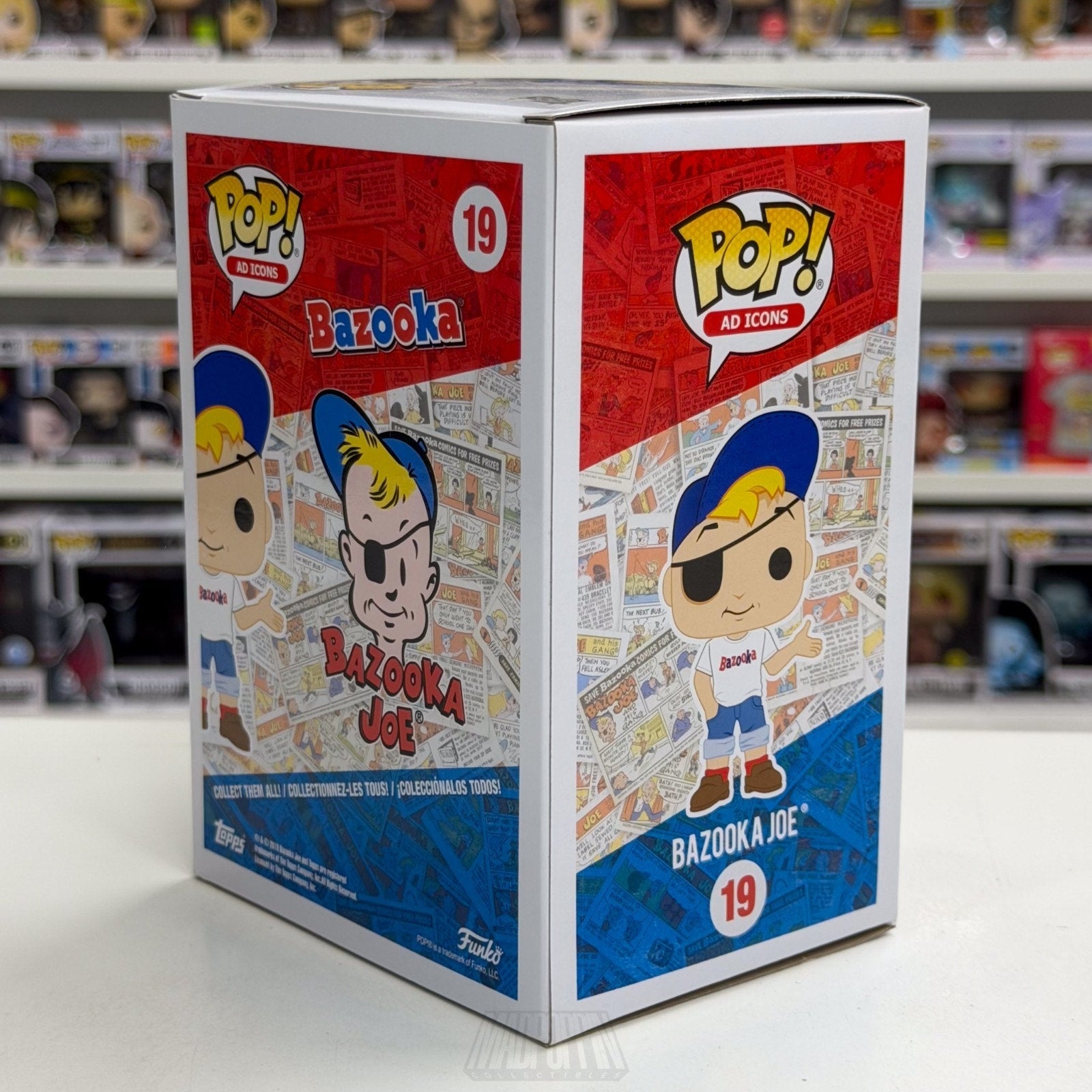 Funko Pop Ad Icons Bazooka Joe Target Excl 19 Bubble Gum Mascot Toy Vinyl Figure