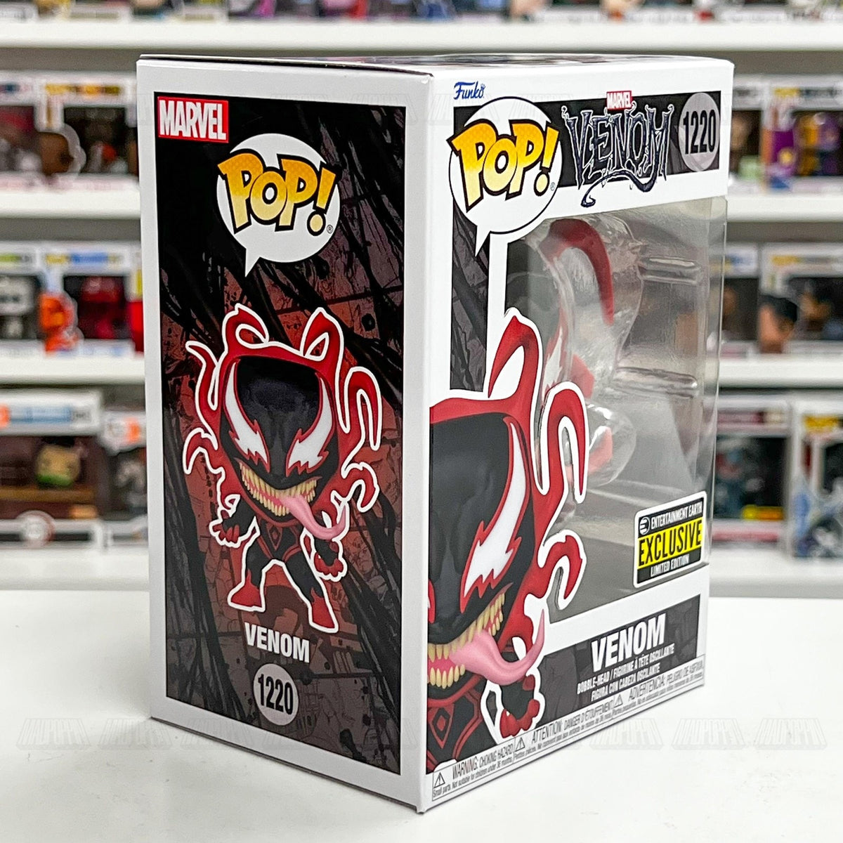 Funko Pop Marvel Venom Carnage Miles Morales Entertainment Earth 1220 Toy Figure