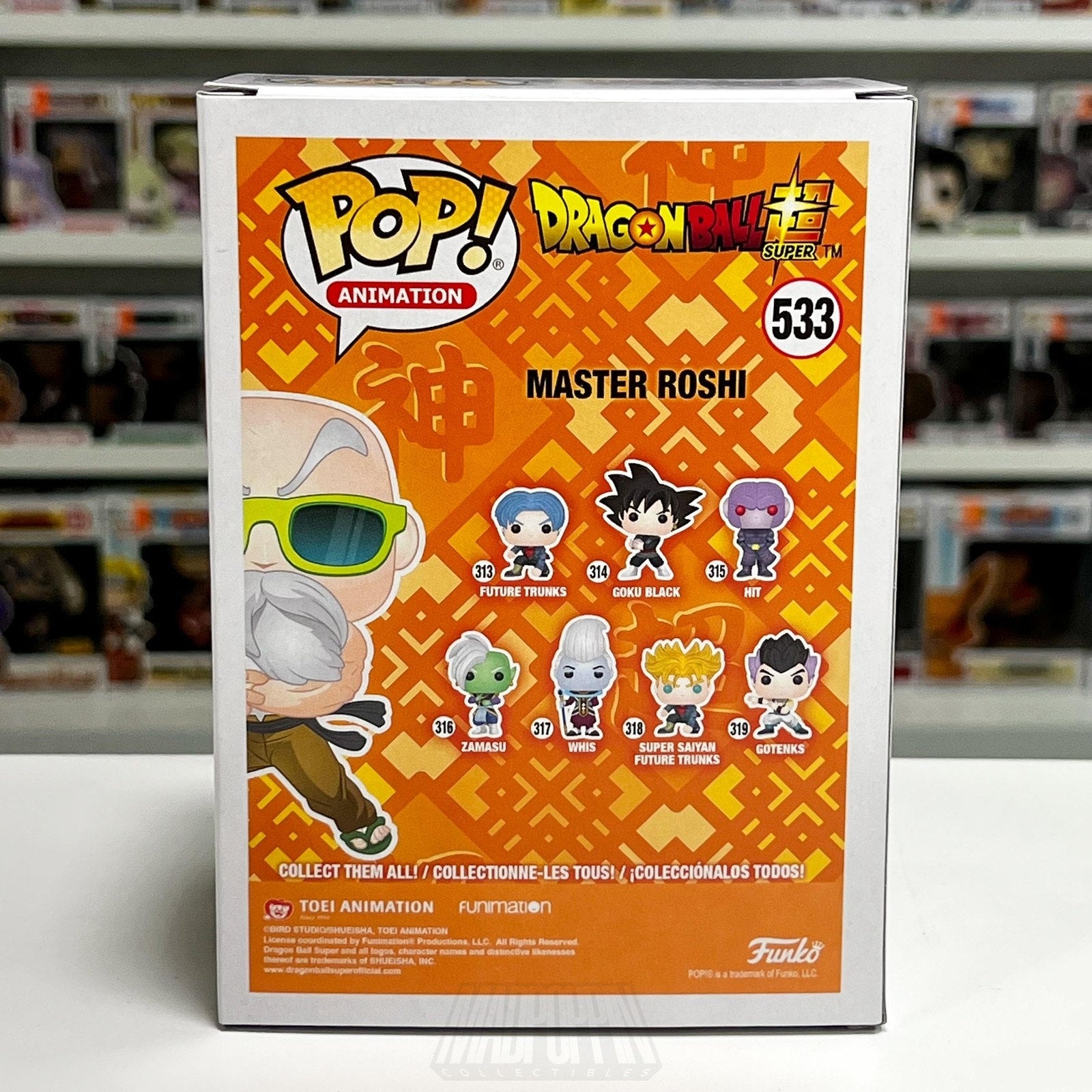 Funko Pop Anime Dragon Ball Super Master Roshi Specialty Series 533 Vinyl Figure