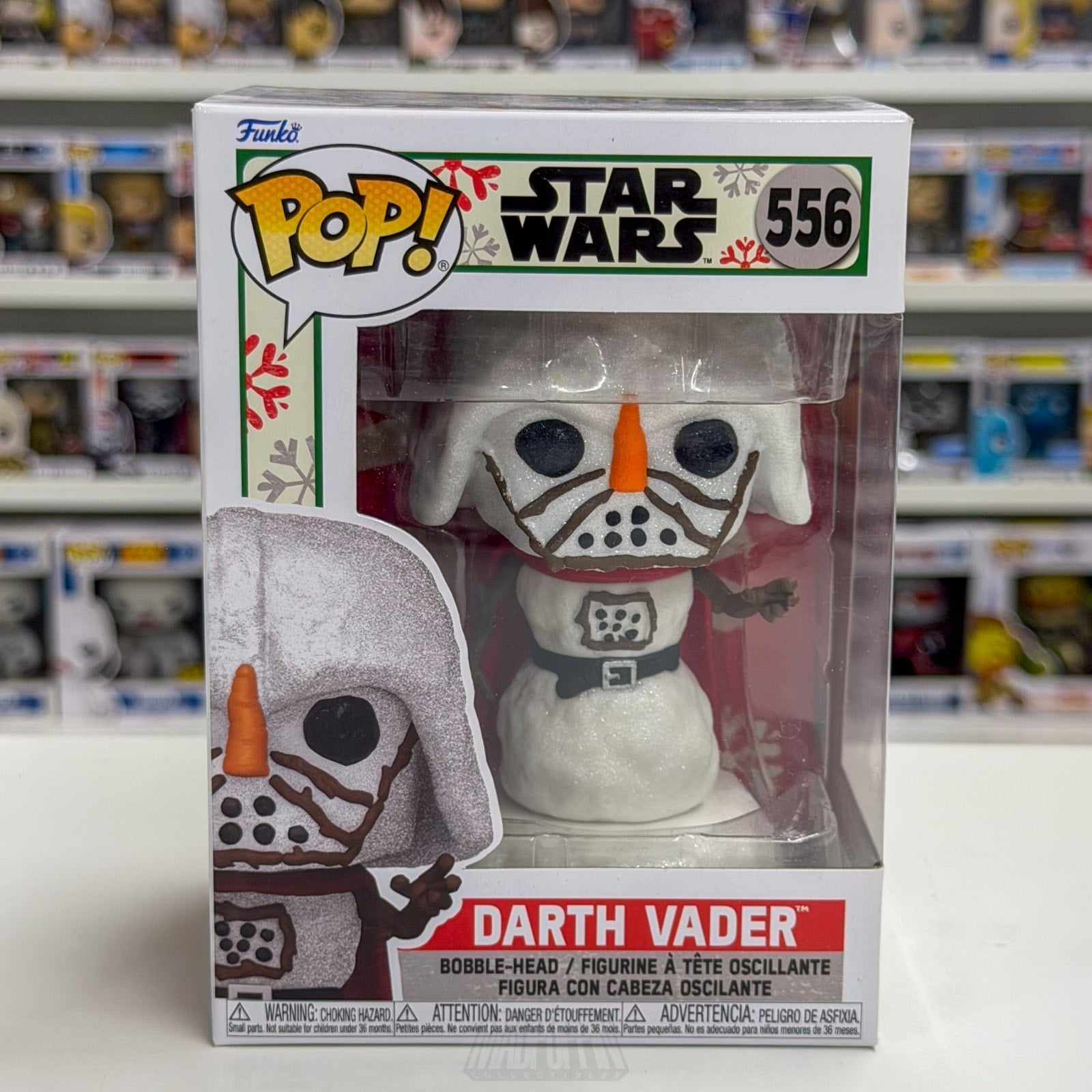 Funko Pop Star Wars Darth Vader Christmas Snowman 556 Sith Jedi Toy Vinyl Figure