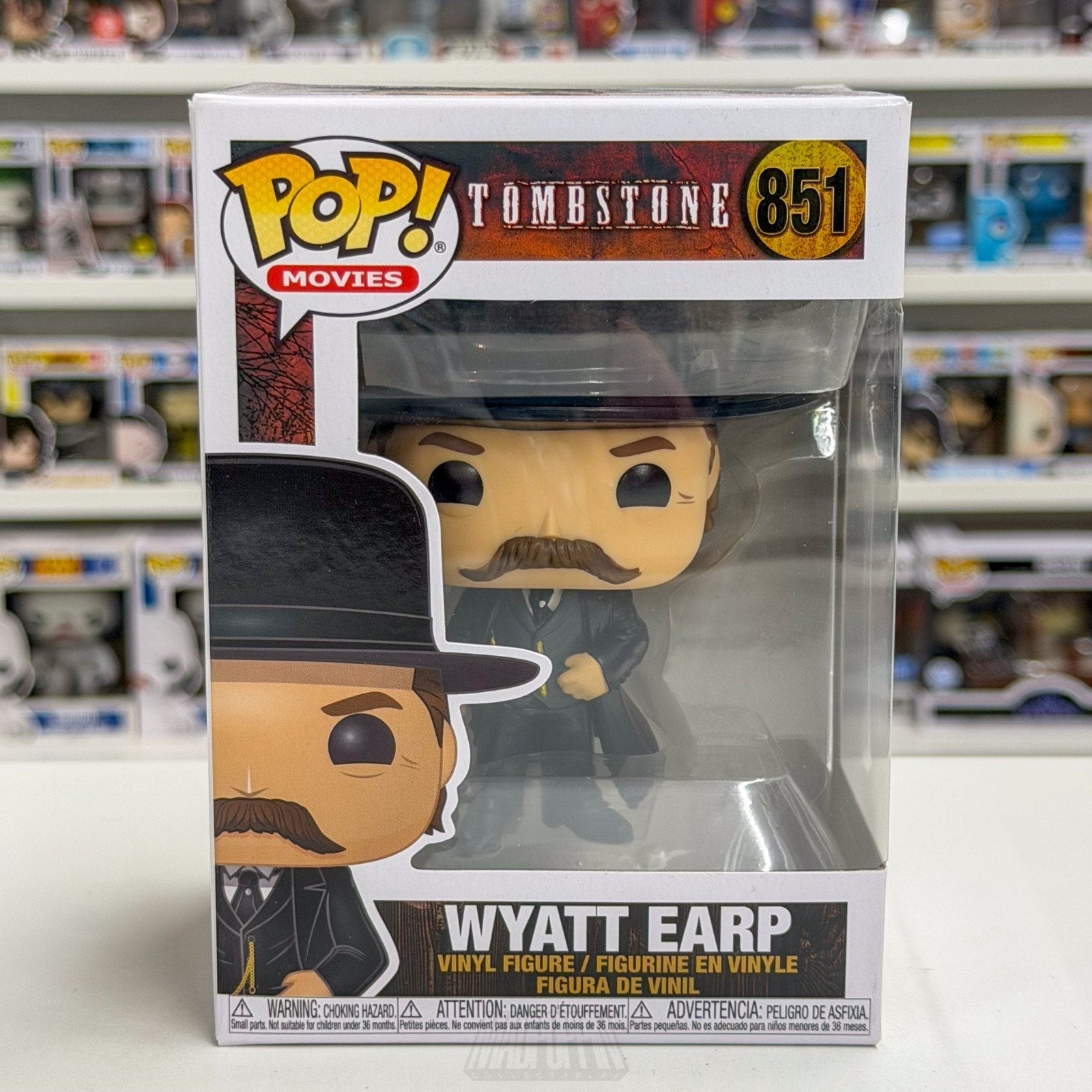 Funko Pop Movies Tombstone Wyatt Earp 851 Western Cowboys Outlaws Vinyl Figure