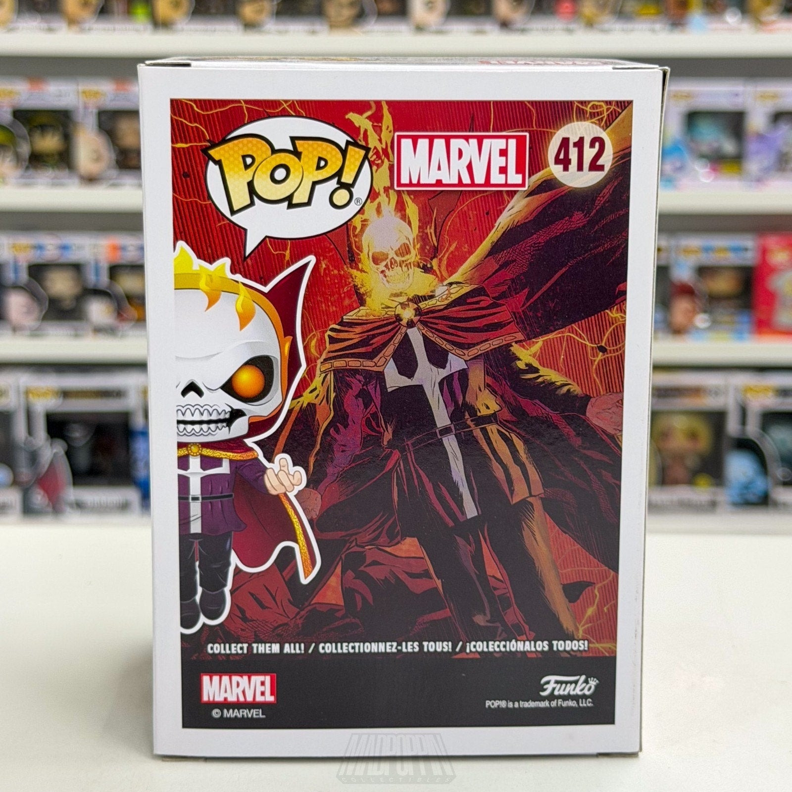 Funko Pop Marvel Doctor Strange Ghost Rider Glow LACC Comikaze 412 Vinyl Figure