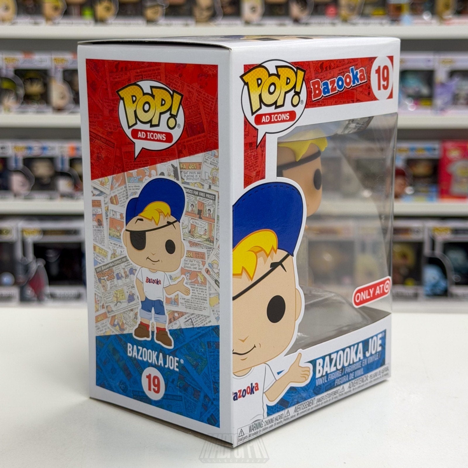 Funko Pop Ad Icons Bazooka Joe Target Excl 19 Bubble Gum Mascot Toy Vinyl Figure