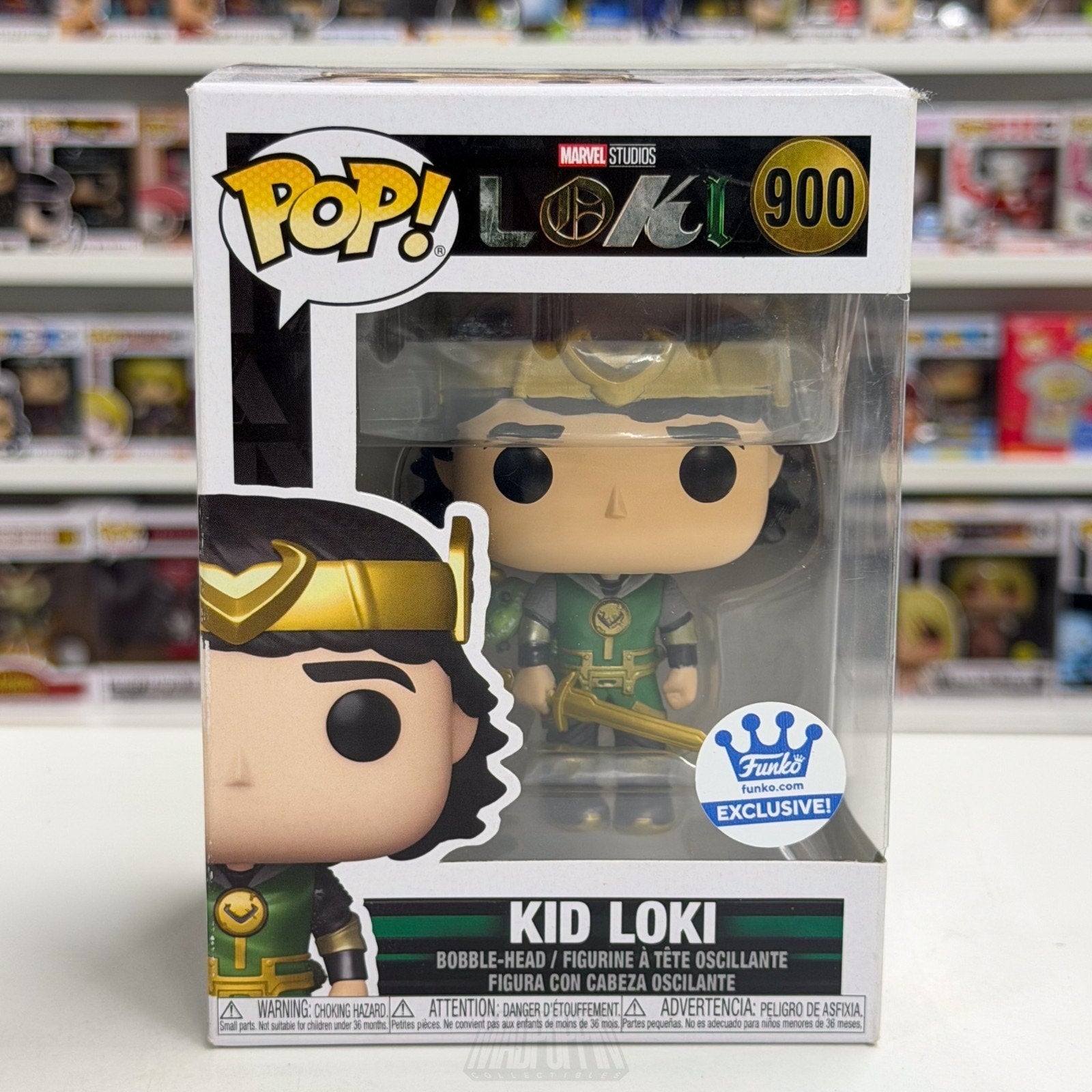 Funko Pop Marvel Studios Kid Loki Exclusive 900 Void Variant TVA Vinyl Figure