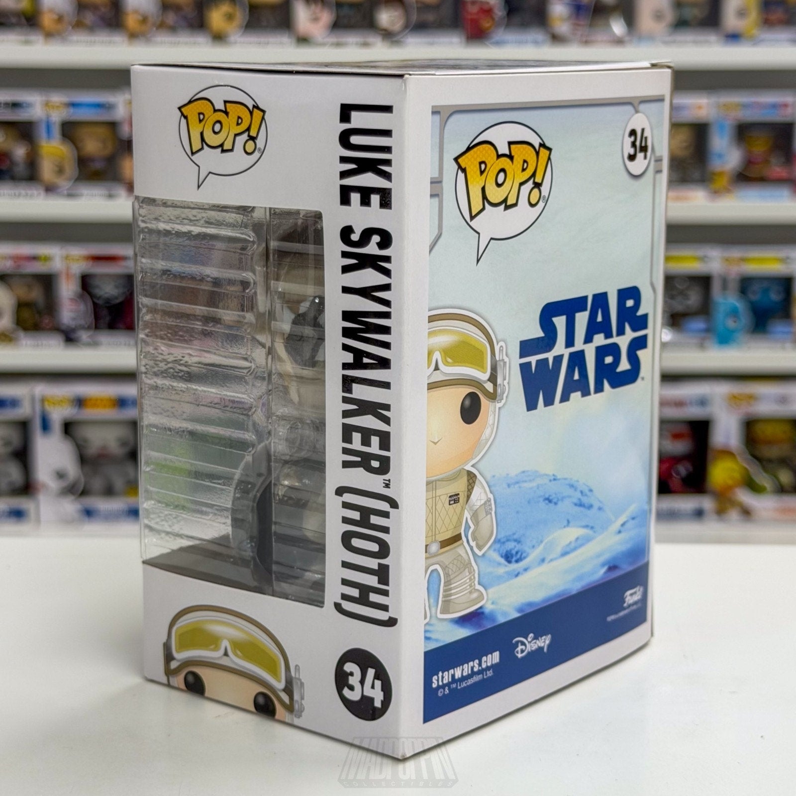 Funko Pop Star Wars Empire Strikes Back Luke Skywalker Hoth Pin Amazon 34 Figure