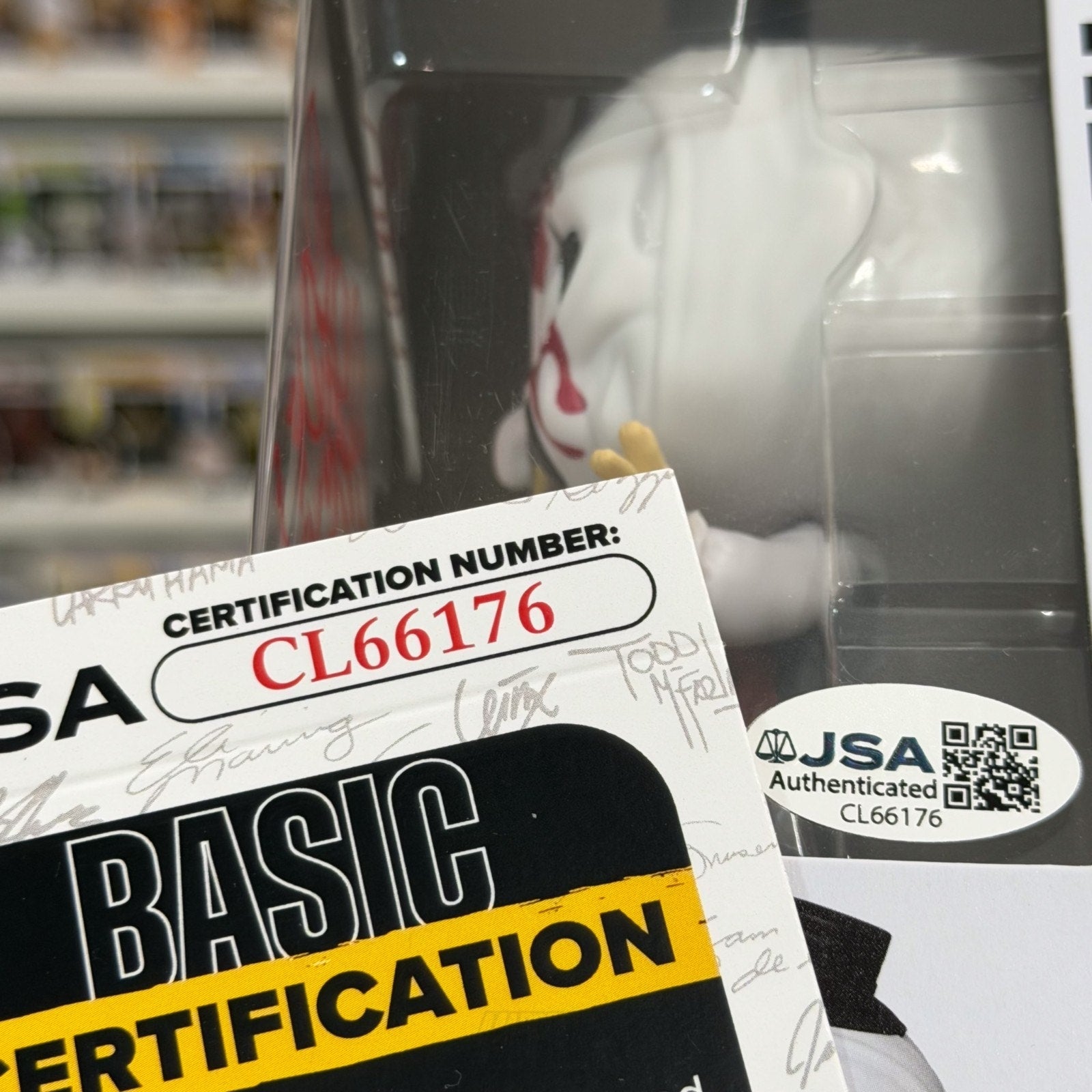 Funko Pop Movies Art the Clown Bloody Signed David Howard Thornton 1948 Figure