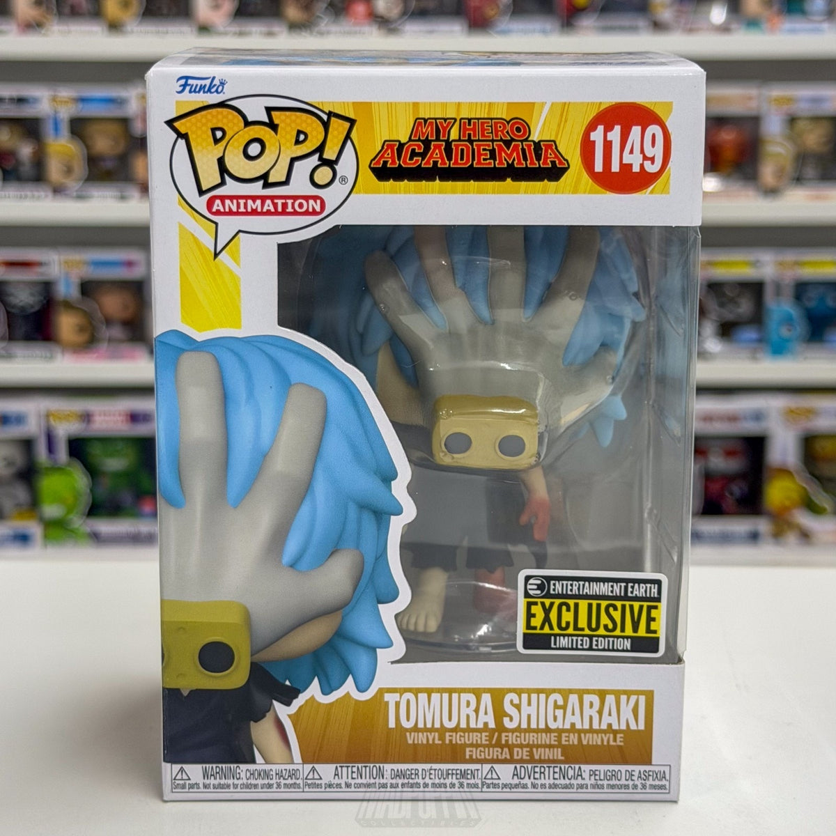 Funko Pop Anime My Hero Academia Tomura Shigaraki Entertainment Earth 1149 Manga