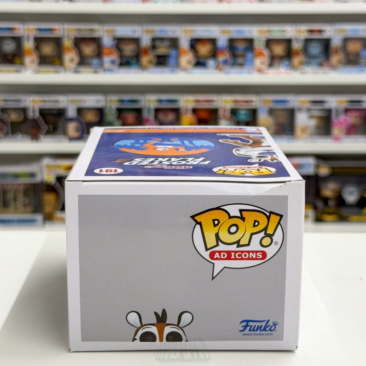Funko Pop Ad Icons Frosted Flakes Tony the Tiger Surfing Flocked SDCC 191 Figure