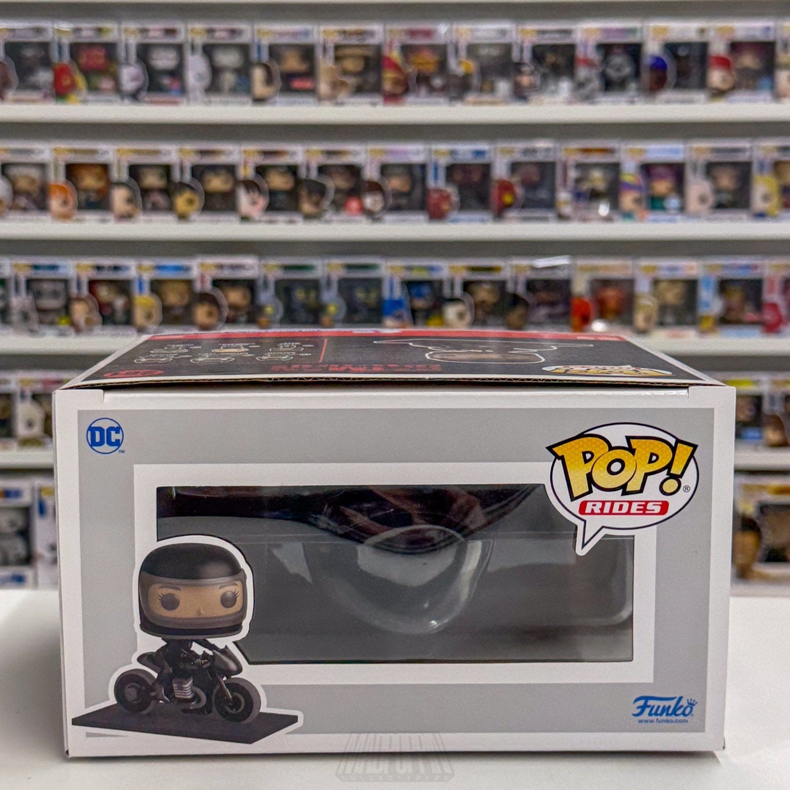 Funko Pop Rides DC Movie Batman Selina Kyle On Motorcycle 281 Catwoman Figure