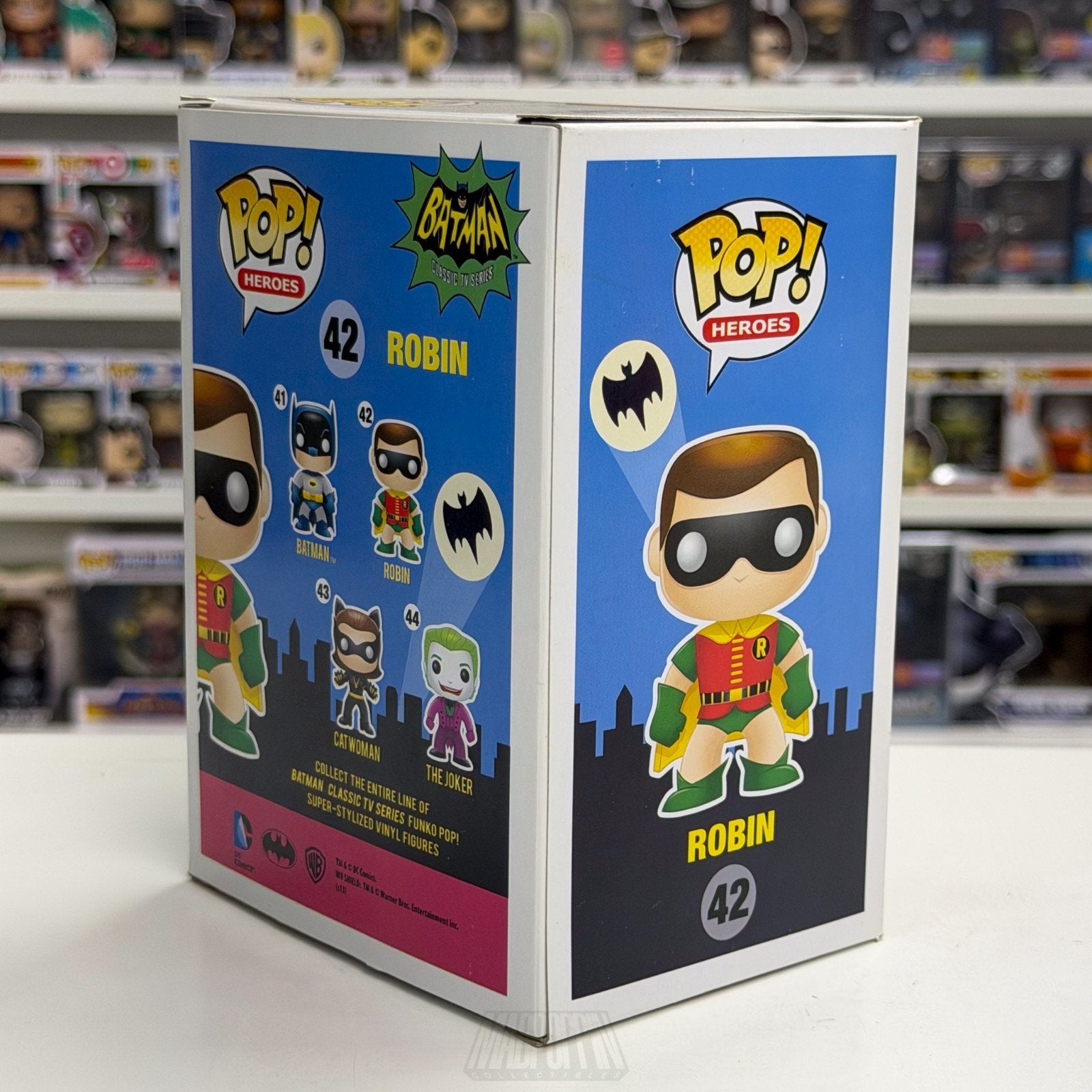 Funko Pop DC Heroes Batman Classic TV Series Robin 42 Boy Wonder Vinyl Figure