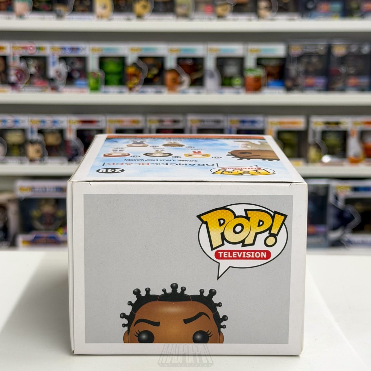 Funko Pop TV Orange New Black Suzanne Crazy Eyes Warren w/Pie Hot Topic 248 Toy