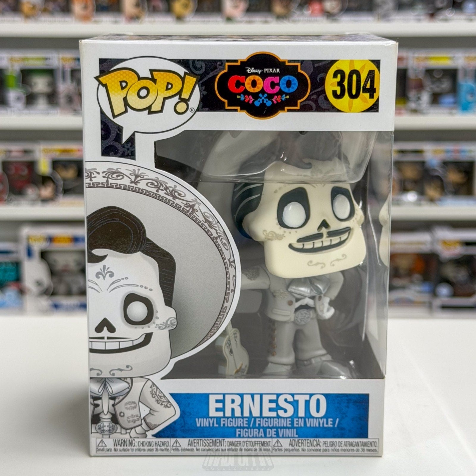 Funko Pop Disney Pixar Coco Ernesto 304 Day of the Dead Animation Mexico Figure