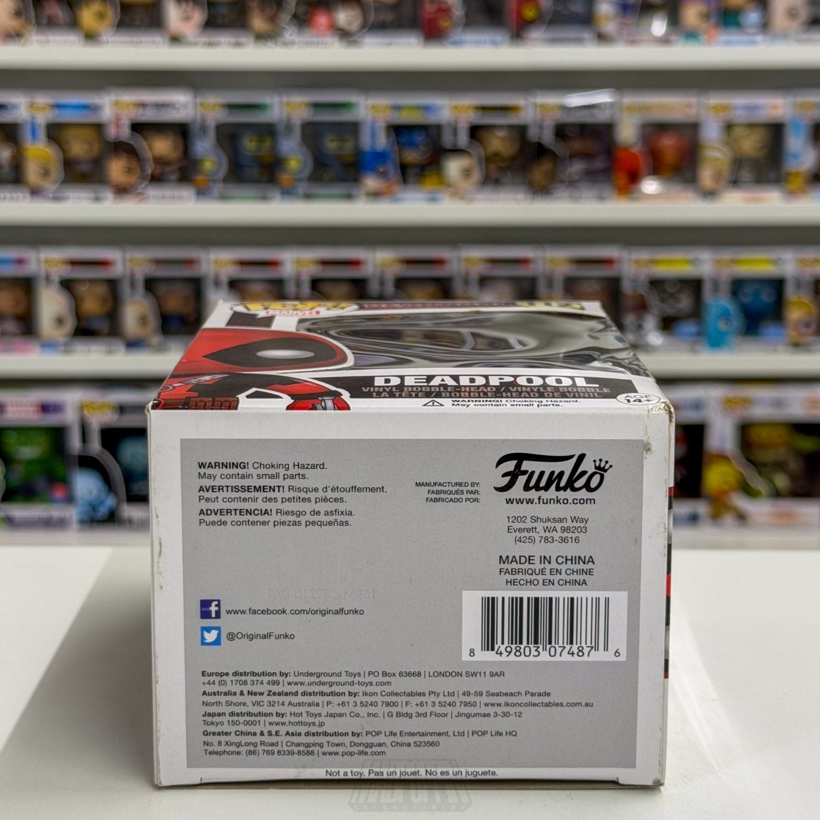 Funko Pop Marvel Deadpool Thumbs Up 112 Merc with a Mouth Assassin Vinyl Figure