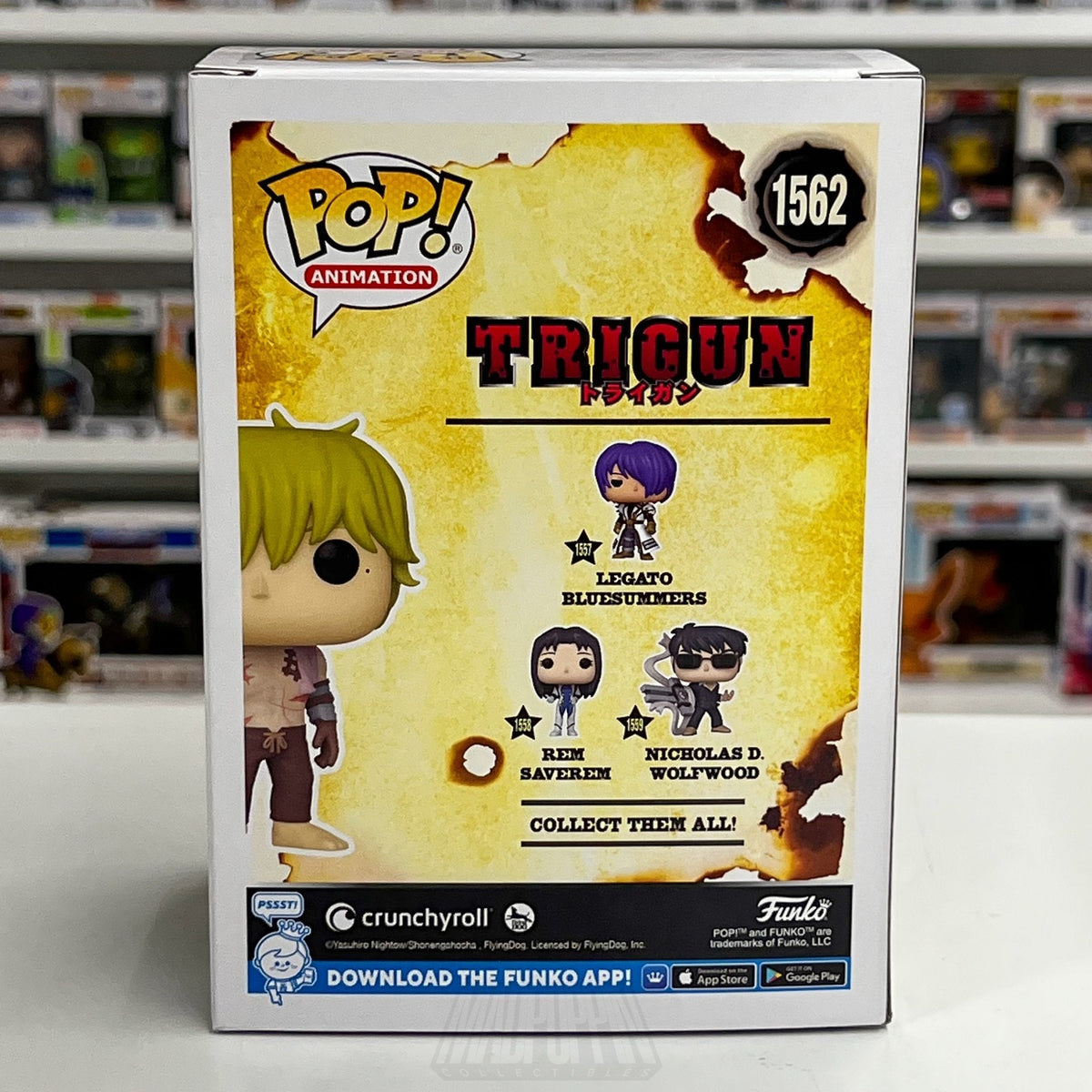Funko Pop Anime Trigun Vash The Stampede PX 1562 Humanoid Manga Toy Vinyl Figure
