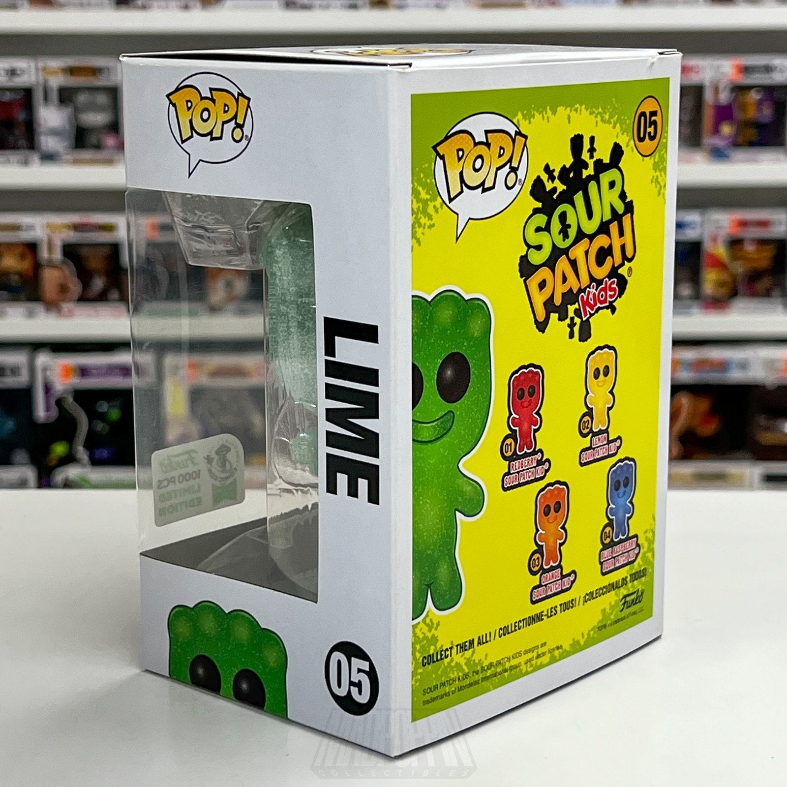 Funko Pop Lime Sour Patch Kid 05 ECCC 2024 Emerald City Comic Con 1000 PCS Candy