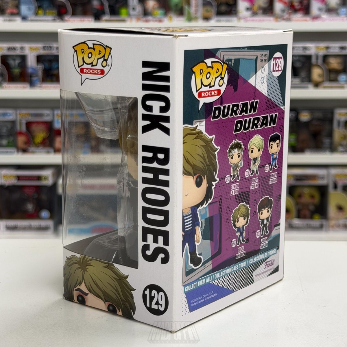 Funko Pop Rocks Duran Duran Nick Rhodes 129 Music English New Wave Vinyl Figure