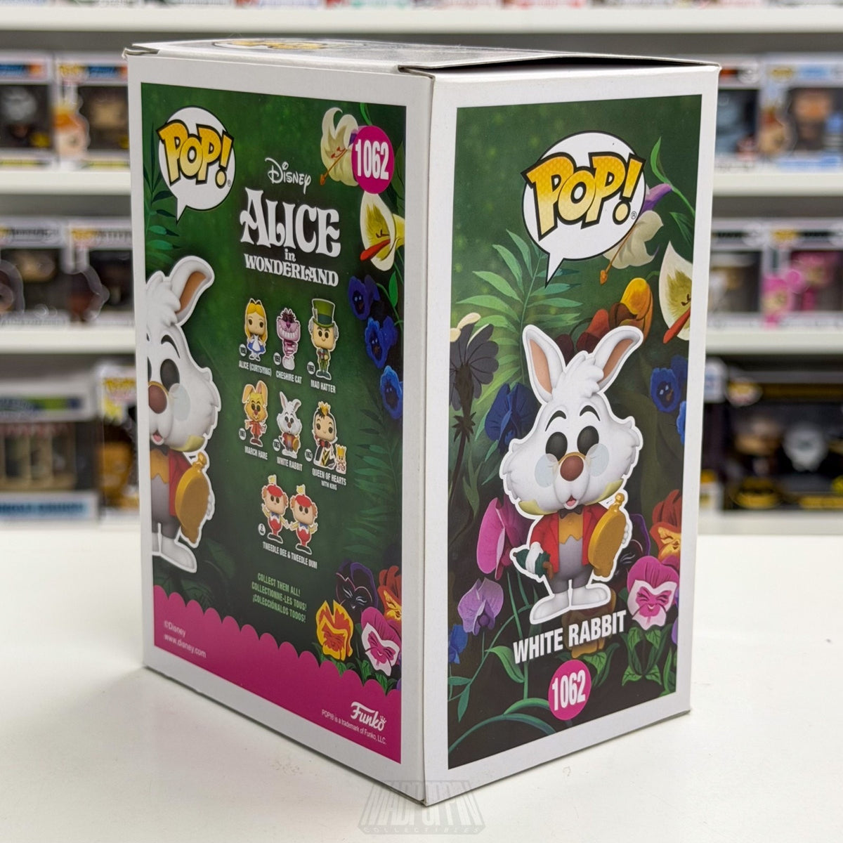 Funko Pop Disney Alice In Wonderland White Rabbit Flocked Target 1062 Toy Figure
