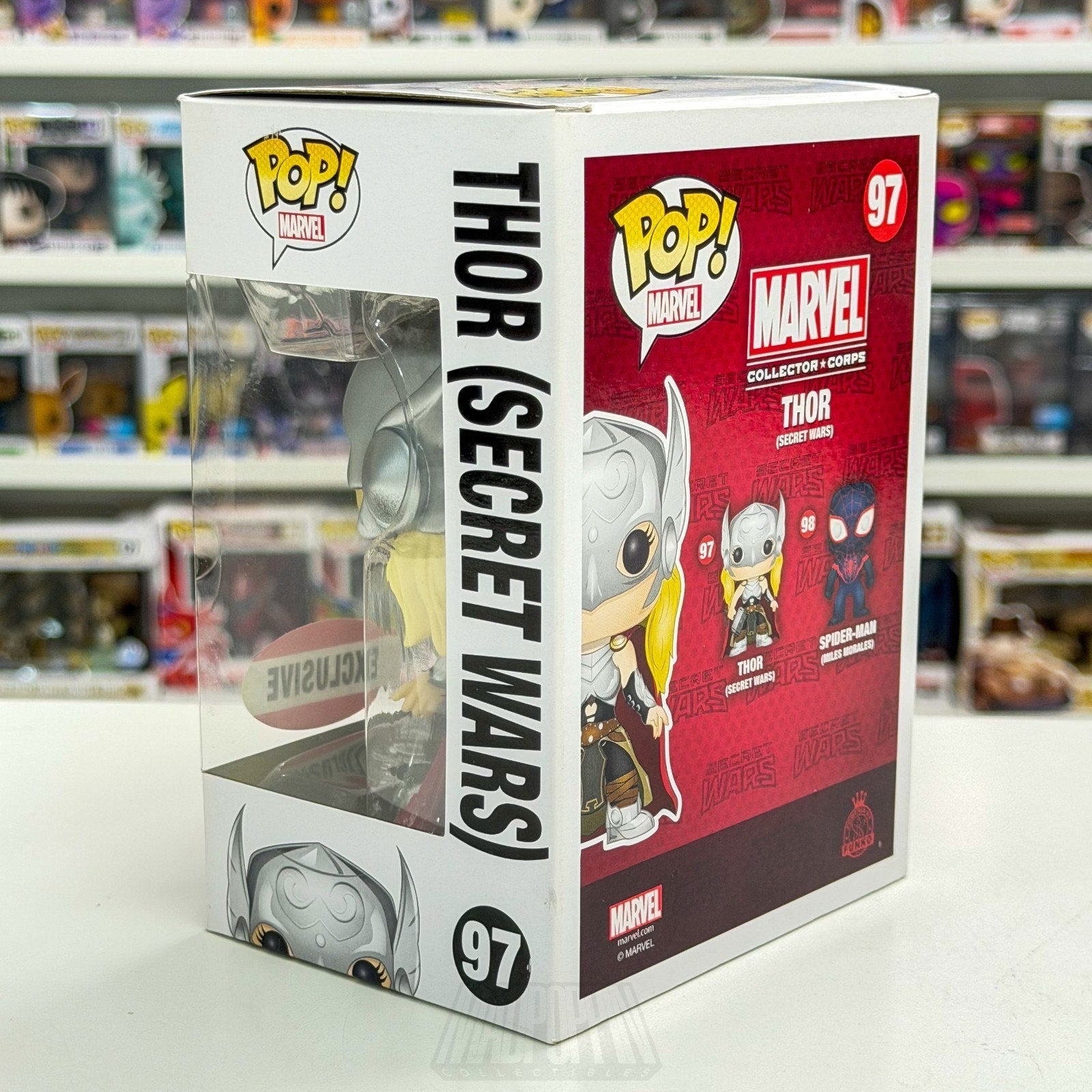 Funko Pop Marvel Collector Corps Lady Thor Jane Foster Secret Wars 97 Toy Figure