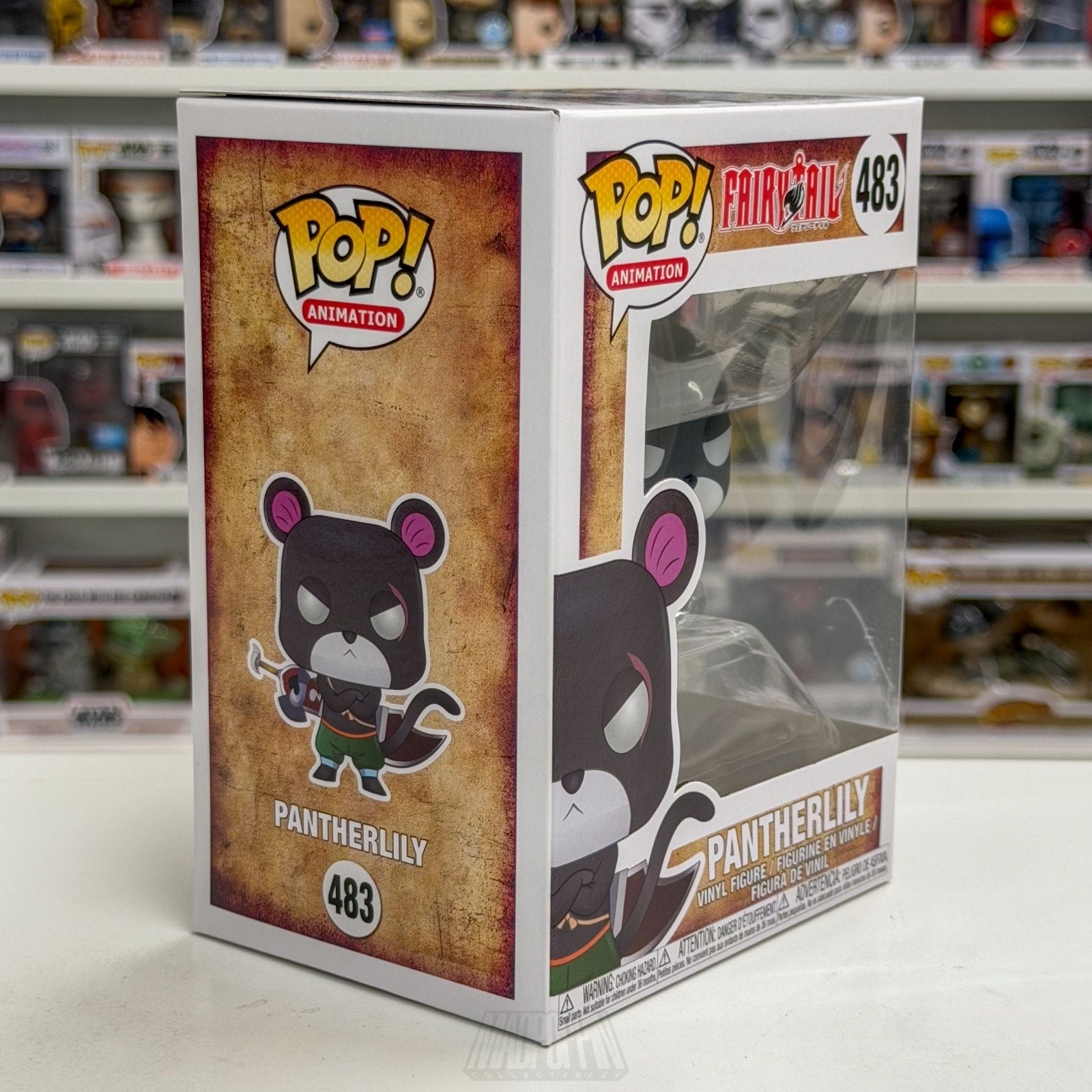 Funko Pop Anime Fairy Tail Pantherlily 483 Japanese Manga Wizards Vinyl Figure