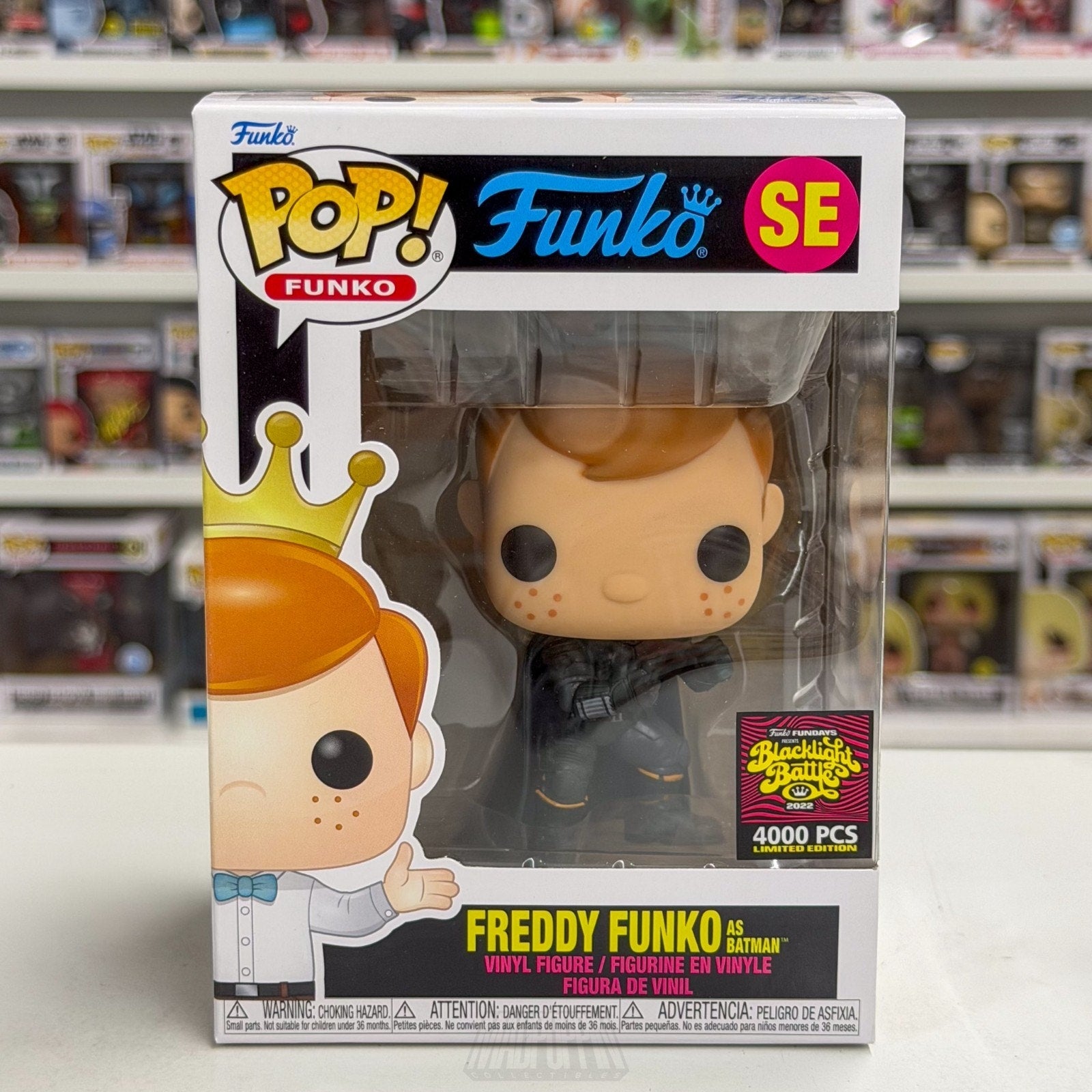 Funko Pop Fundays Blacklight Battle Batman SE DC Super Heroes Toy Vinyl Figure