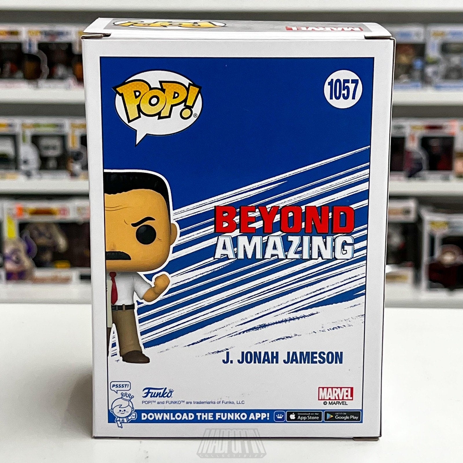 Funko Pop Marvel J Jonah Jameson Entertainment Earth 1057 Spider-Man Toy Figure