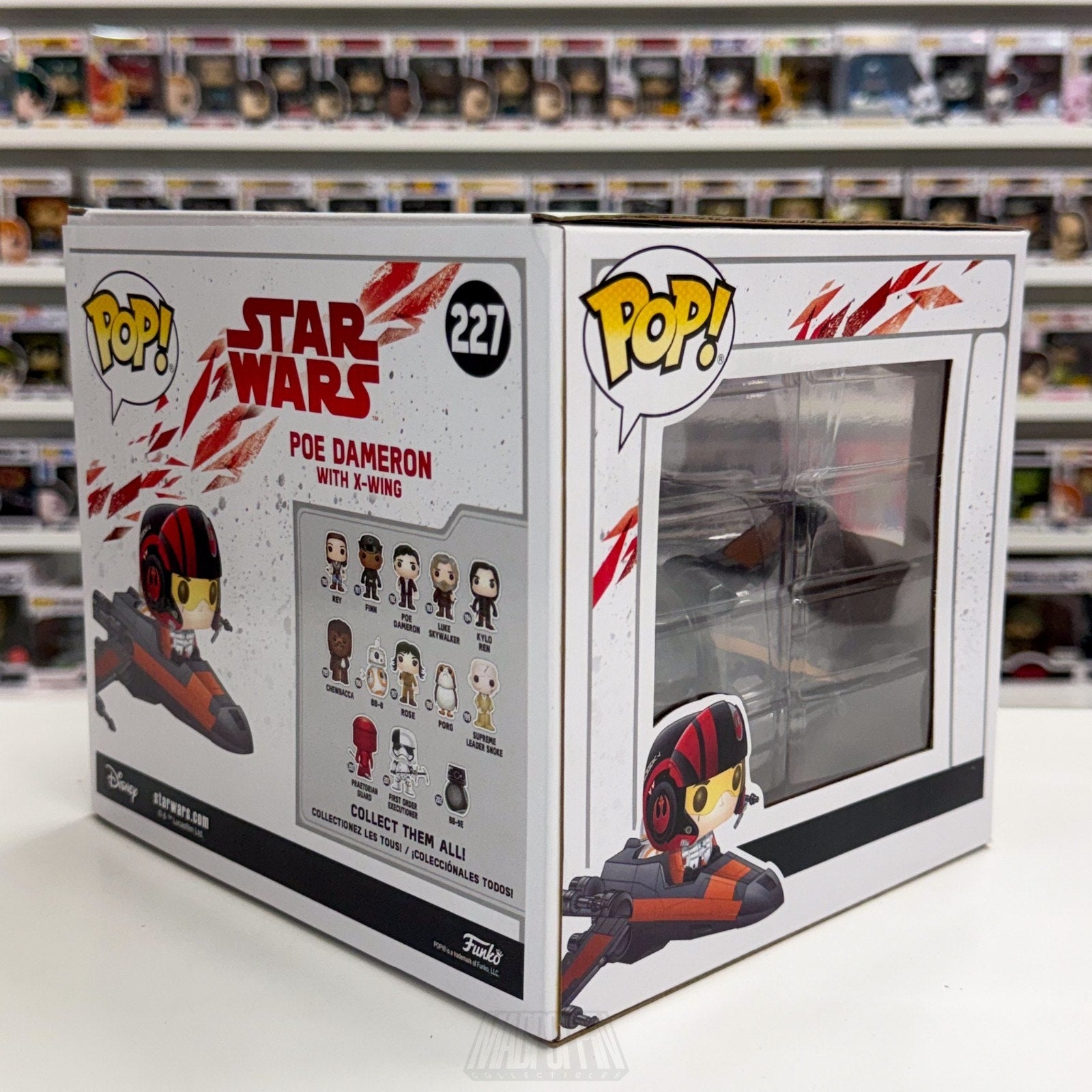 Funko Pop Rides Star Wars Poe Dameron X-Wing Smugglers Bounty 227 Vinyl Figure