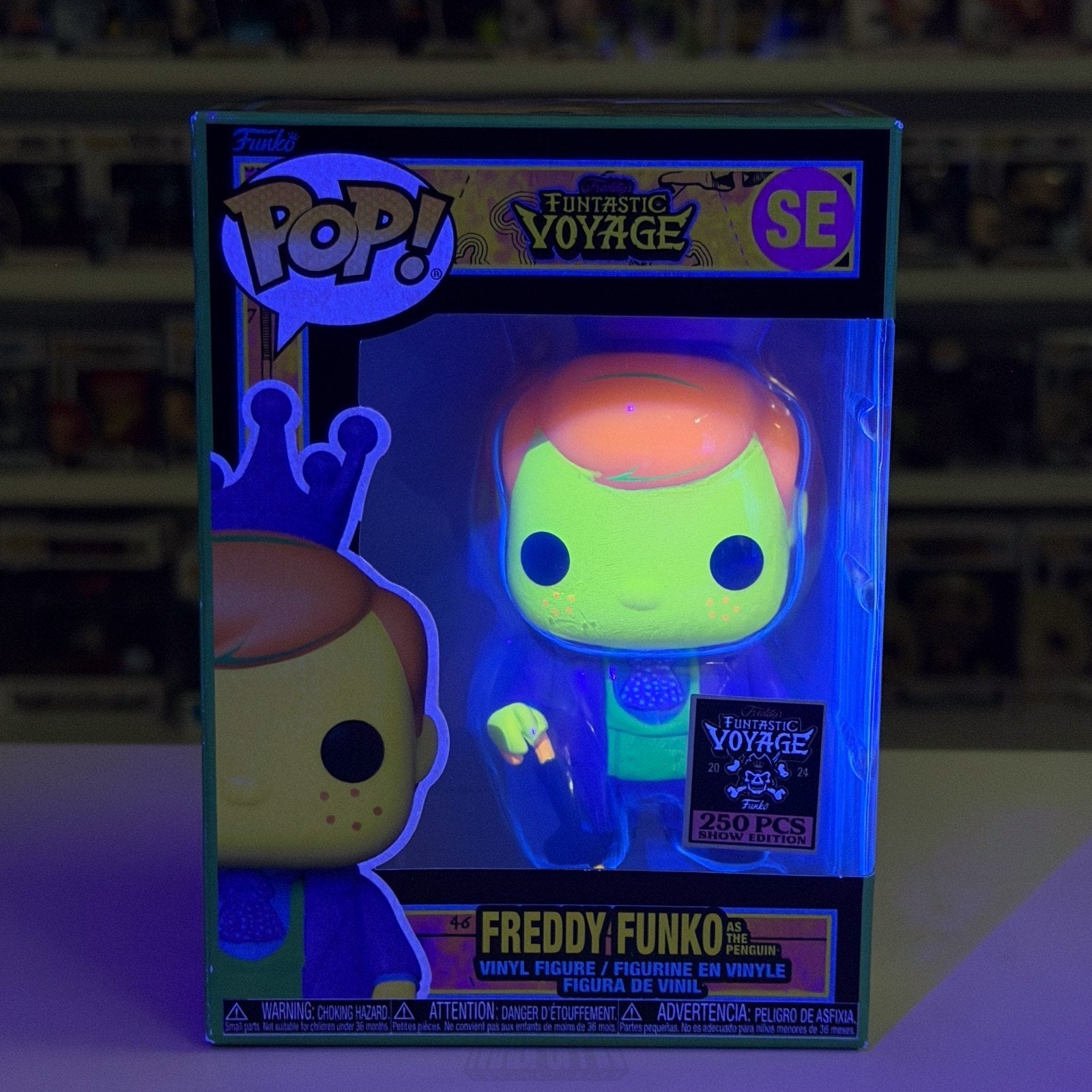 Funko Pop Fundays Funtastic Voyage Freddy Penguin Blacklight 250pcs DC Batman