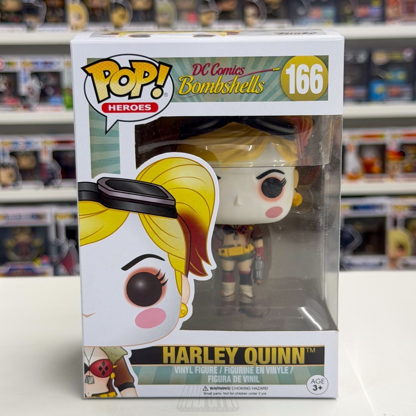 Funko Pop Heroes DC Comics Bombshells Harley Quinn 166 Joker Toy Vinyl Figure