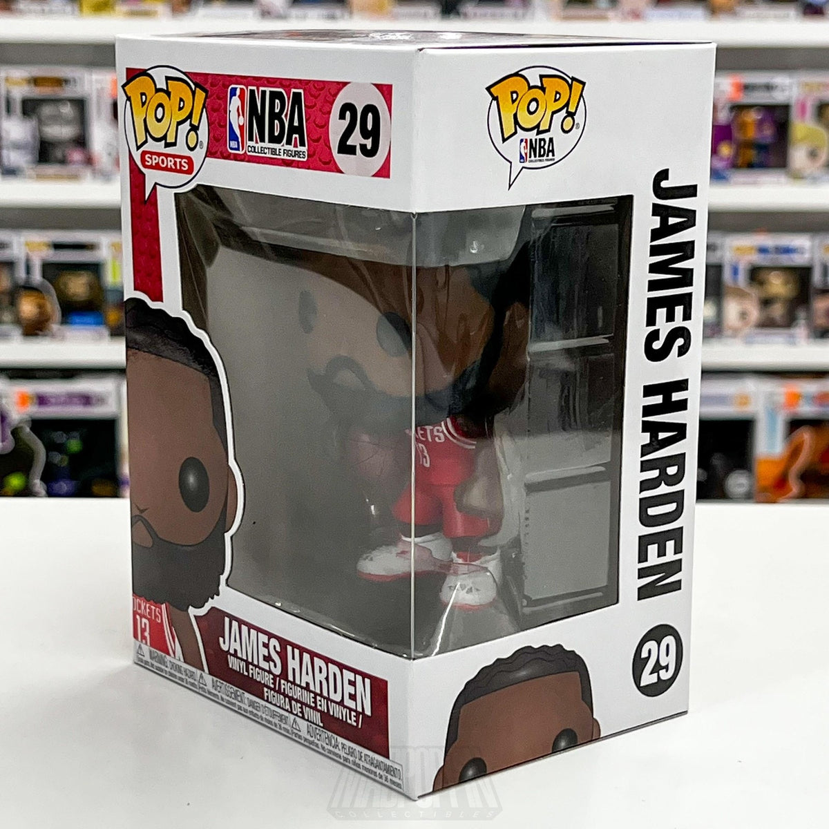 Funko Pop NBA James Harden #29 Houston Rockets Vinyl Figure 2017 Series 3 Boxed