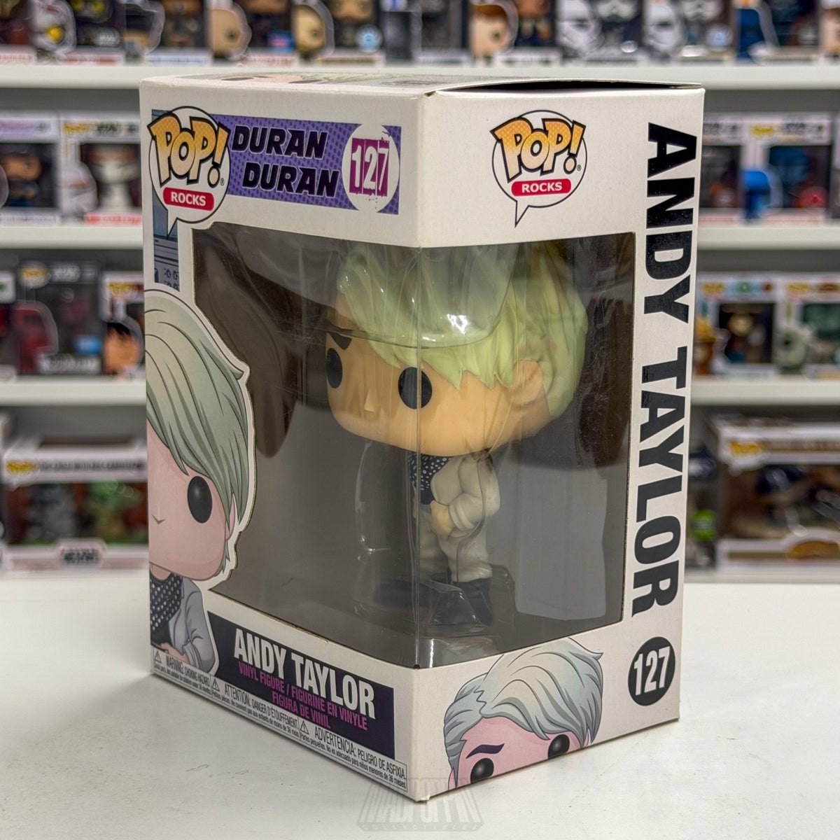 Funko Pop Rocks Duran Duran Andy Taylor 127 English New Wave Band Vinyl Figure