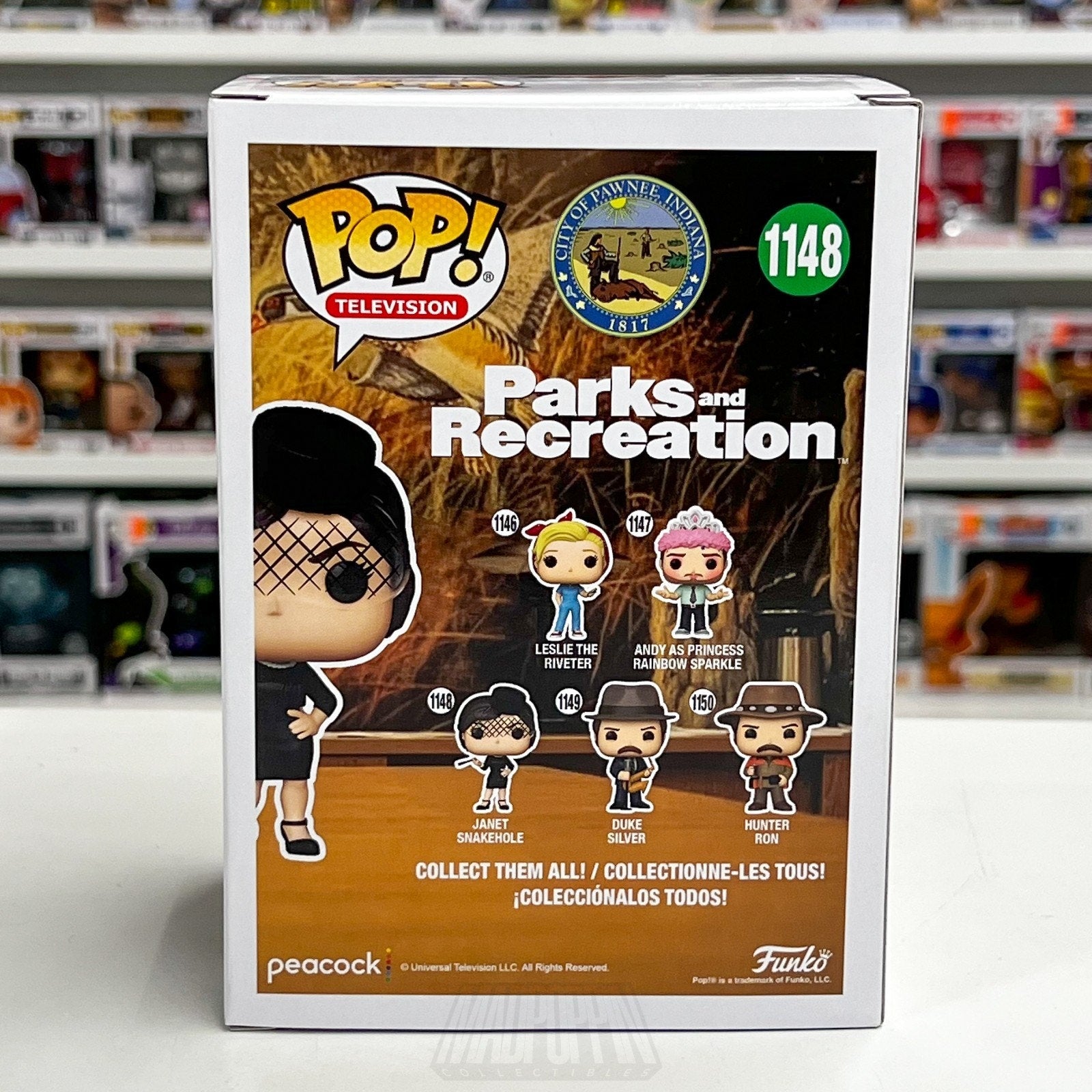 Funko Pop TV Parks Recreation Janet Snakehole 1148 April Ludgate Comedy Sitcom