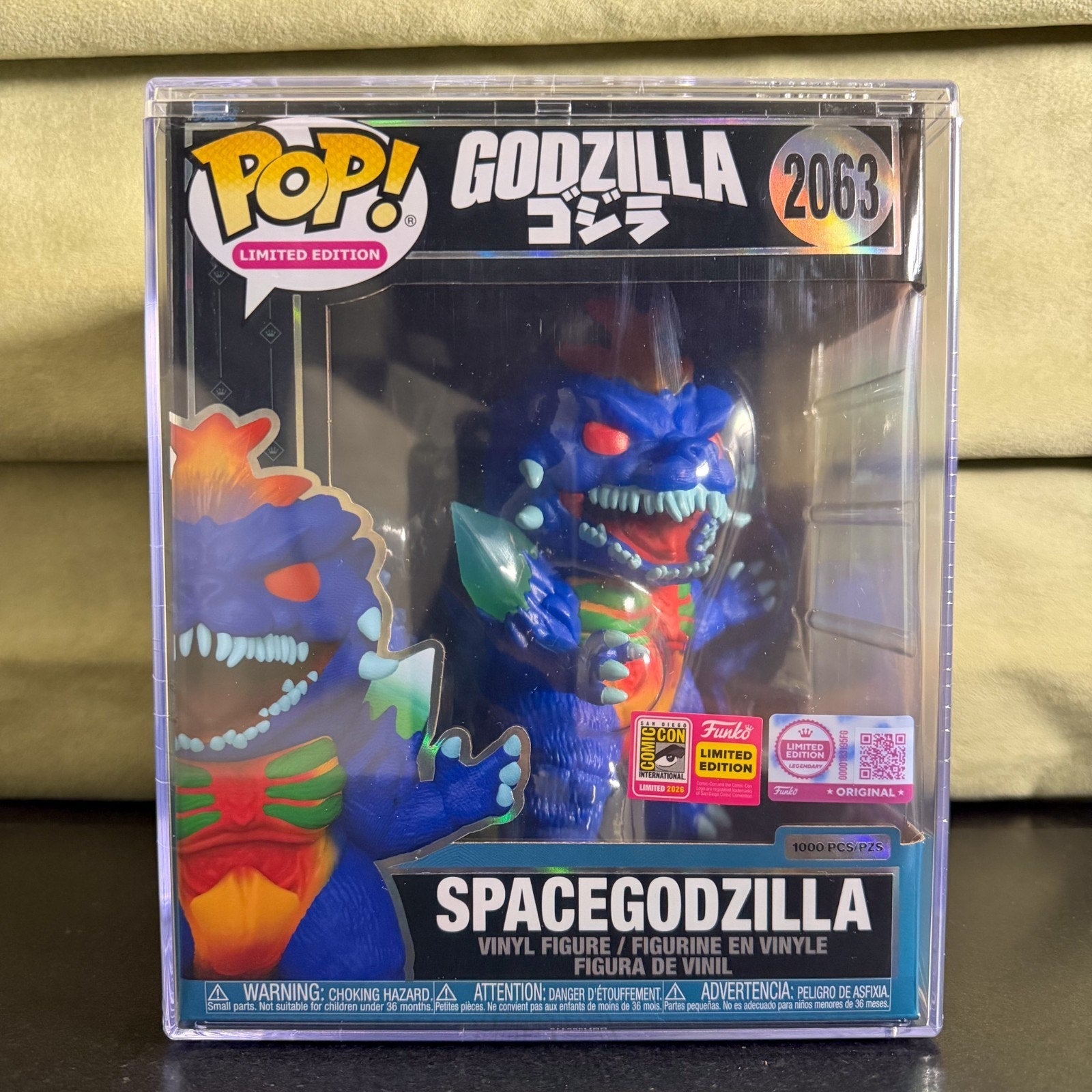 Funko Pop Godzilla SpaceGodzilla 2063 LE 1000 PCS SDCC 2026 LEGENDARY 6" Figure