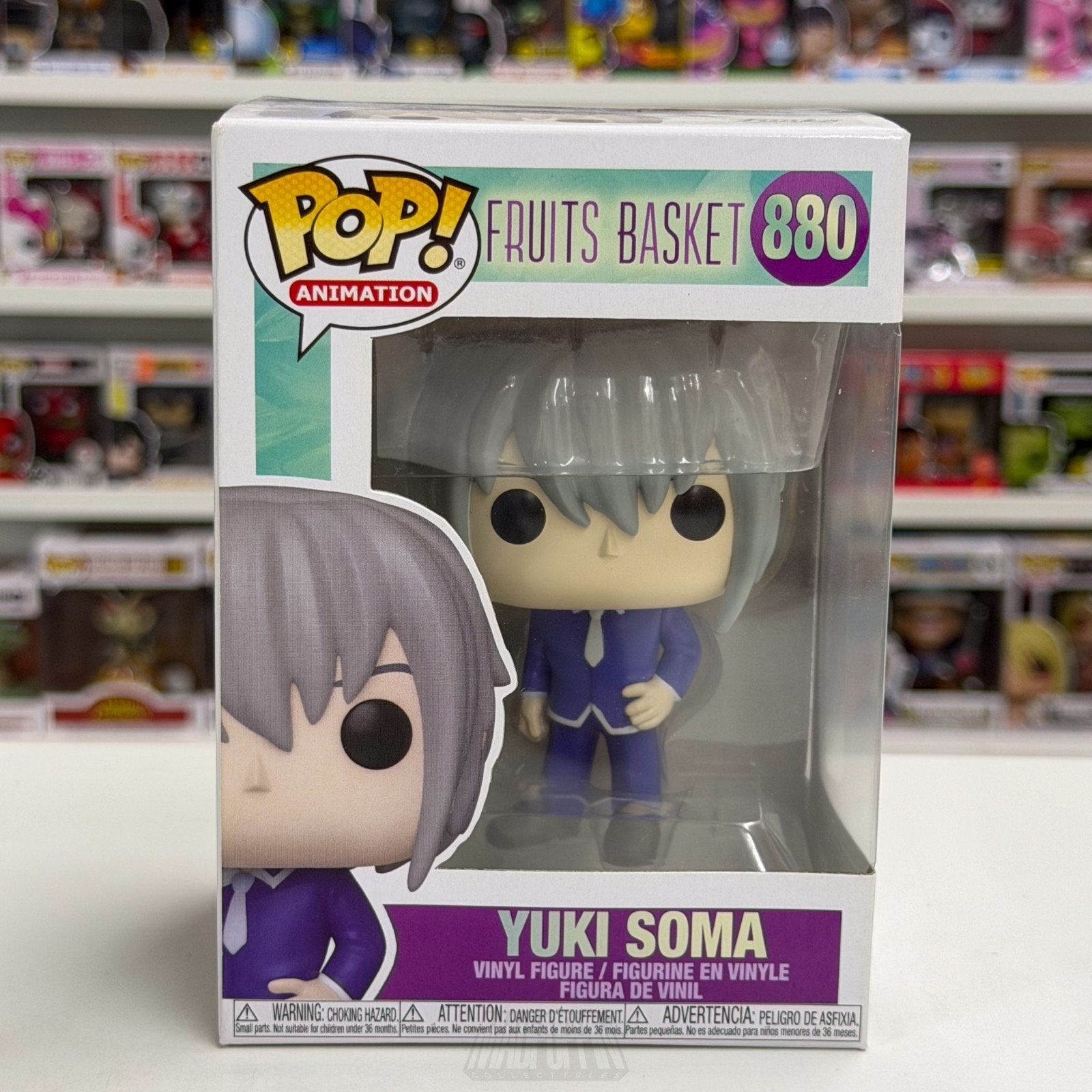 Funko Pop Anime Fruits Basket Yuki Soma 880 Supernatural Manga Toy Vinyl Figure
