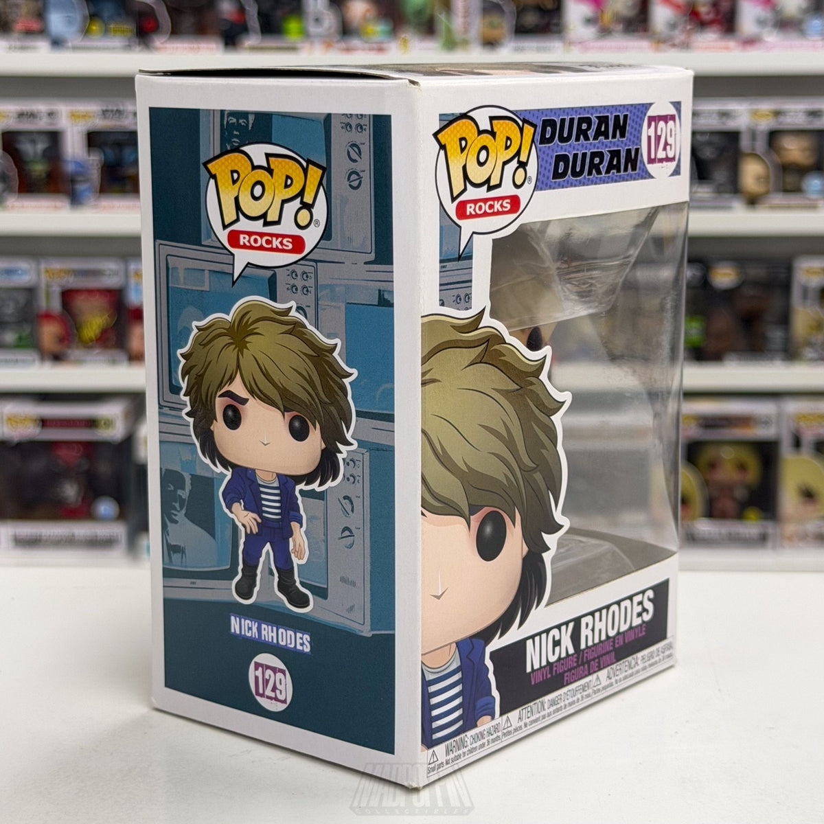 Funko Pop Rocks Duran Duran Nick Rhodes 129 Music English New Wave Vinyl Figure