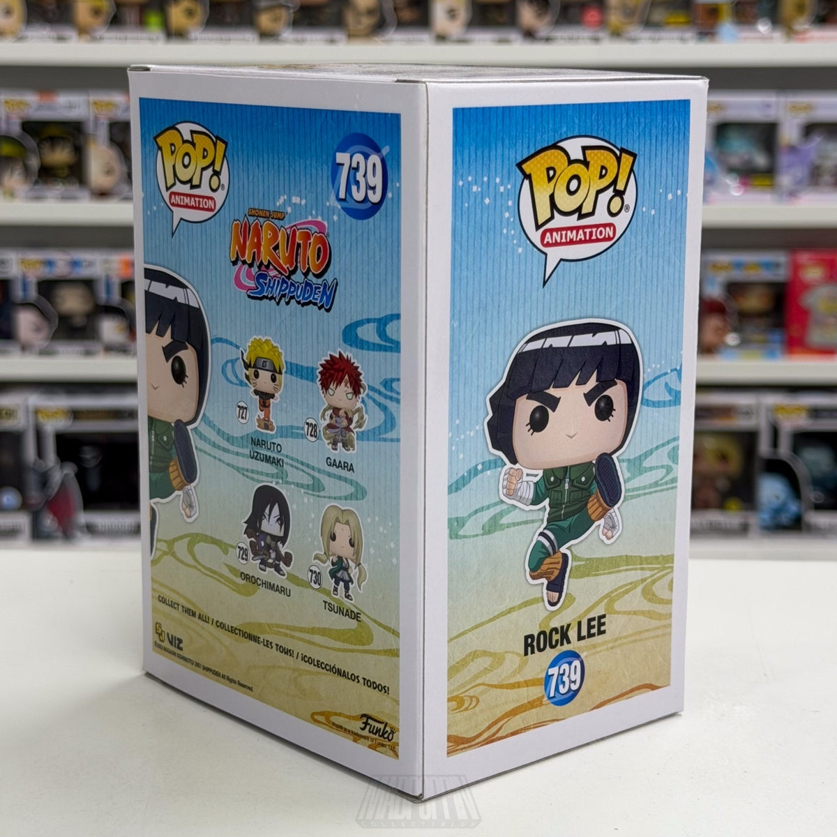 Funko Pop Anime Naruto Rock Lee Hot Topic 739 Vinyl Figure