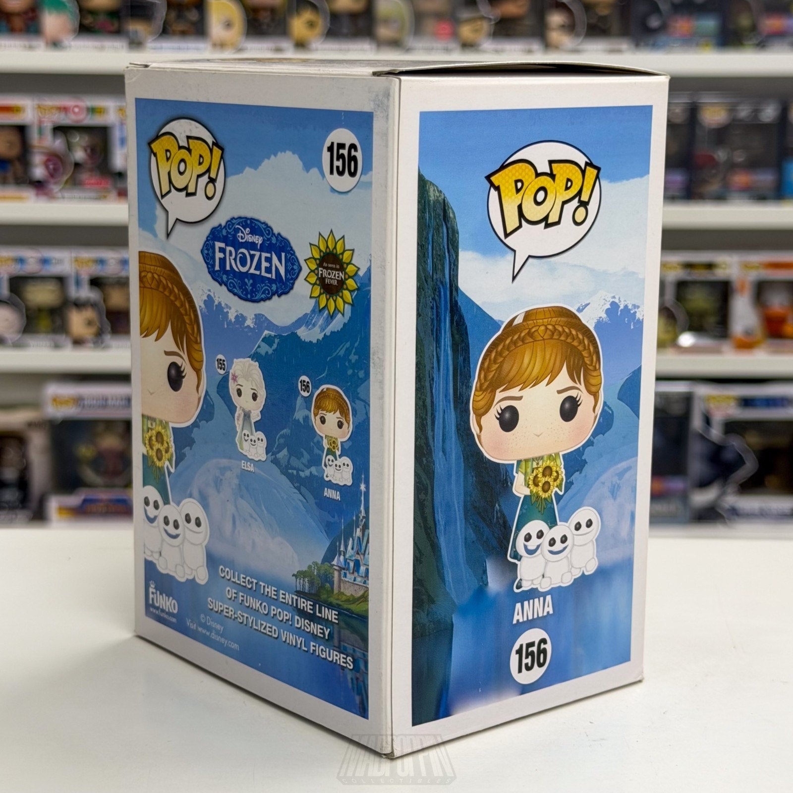 Funko Pop Disney Frozen Anna of Arendelle w/Snowgies 156 Princess Vinyl Figure